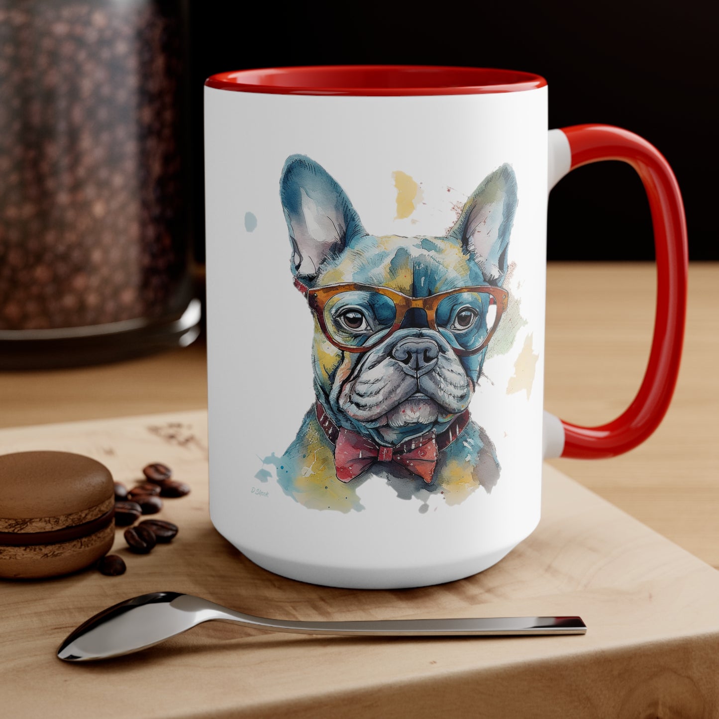French Bulldog 5 Accent Mugs