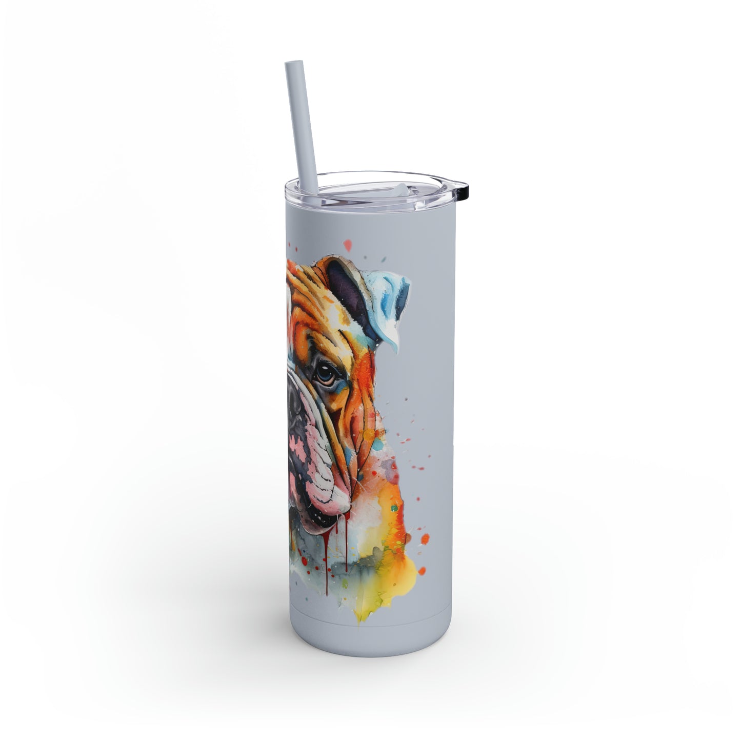 Bulldog 3 Maars Maker Skinny Matte Tumbler, 20oz