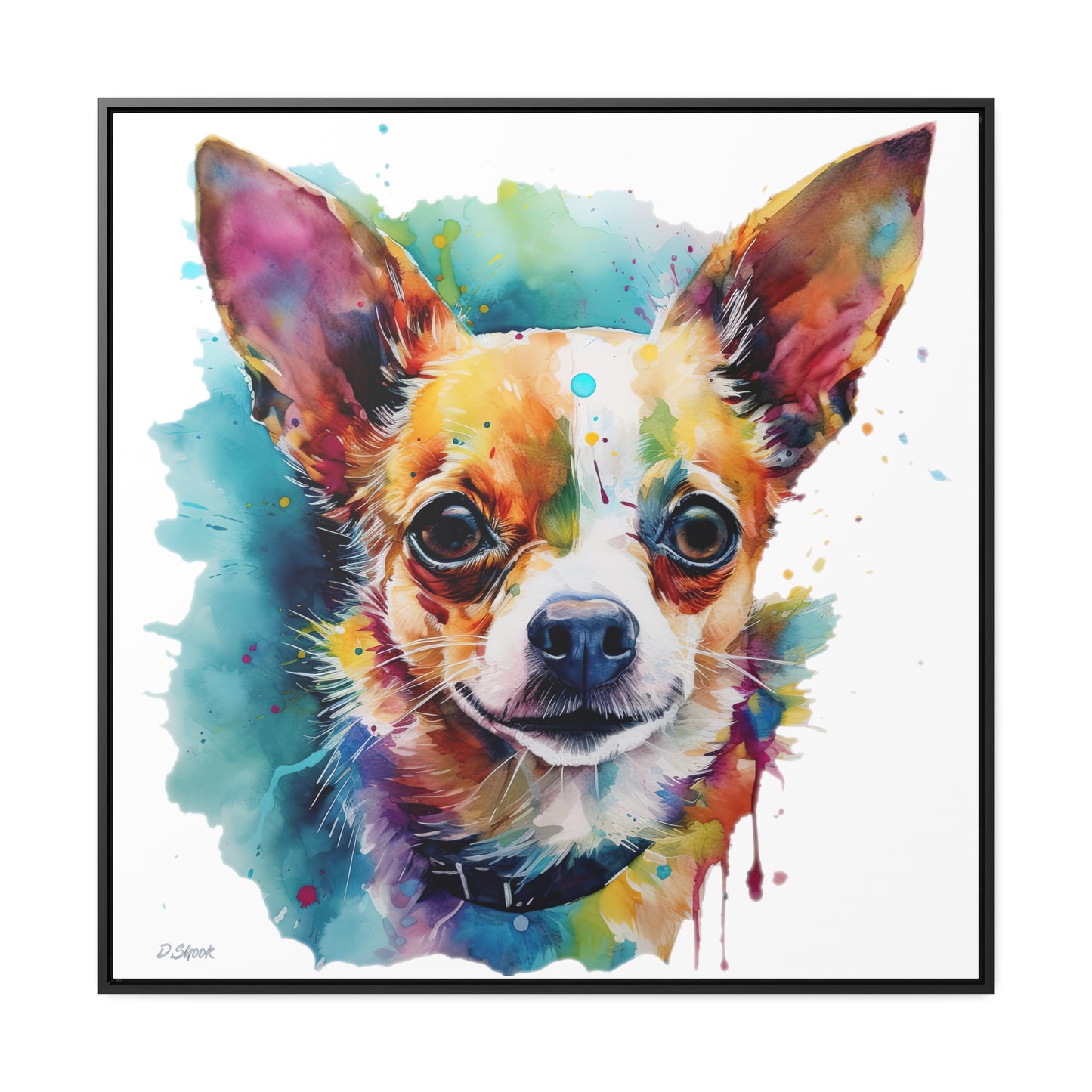 Chihuahua 1 Gallery Canvas Wraps, Square Frame