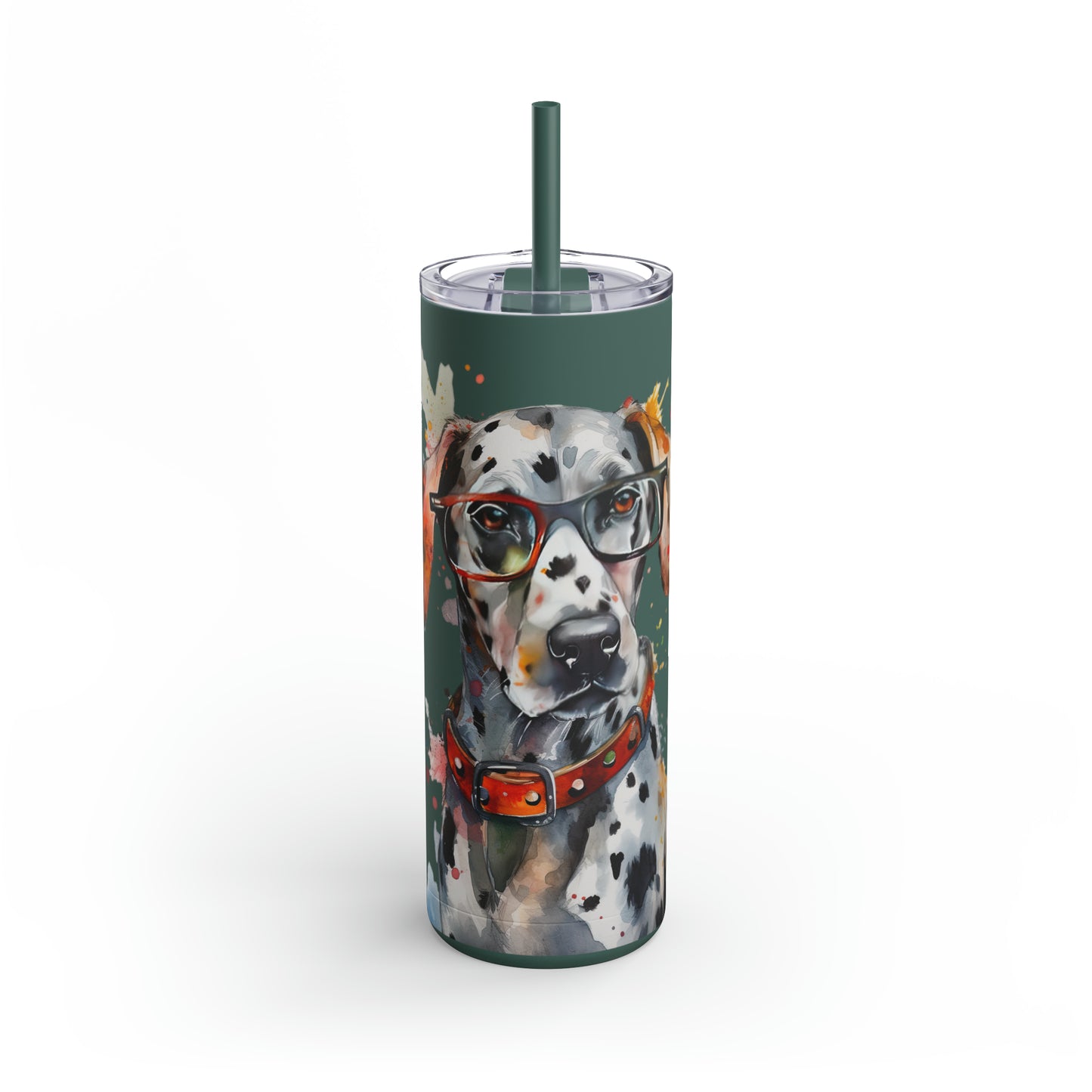 Dalmatian 3 Maars Maker Skinny Matte Tumbler, 20oz