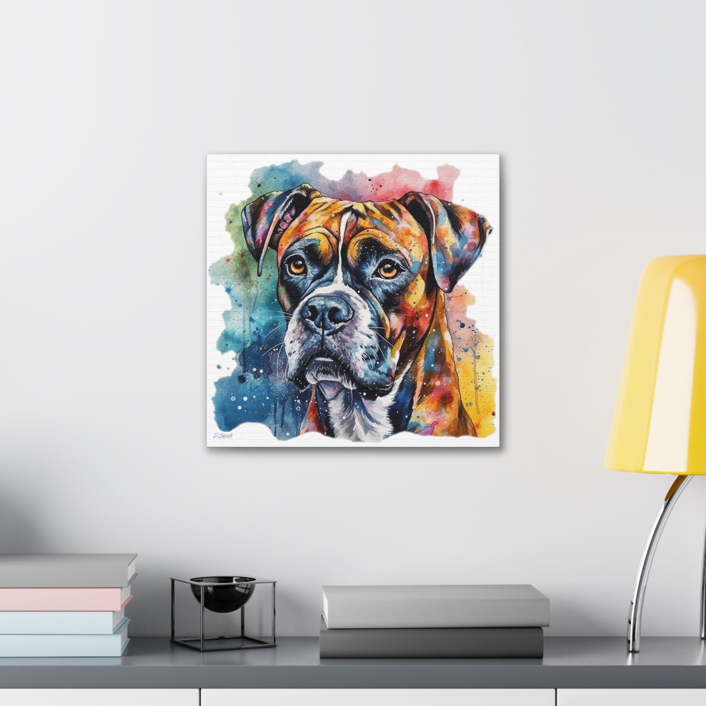 Boxer 3 Canvas Gallery Wraps