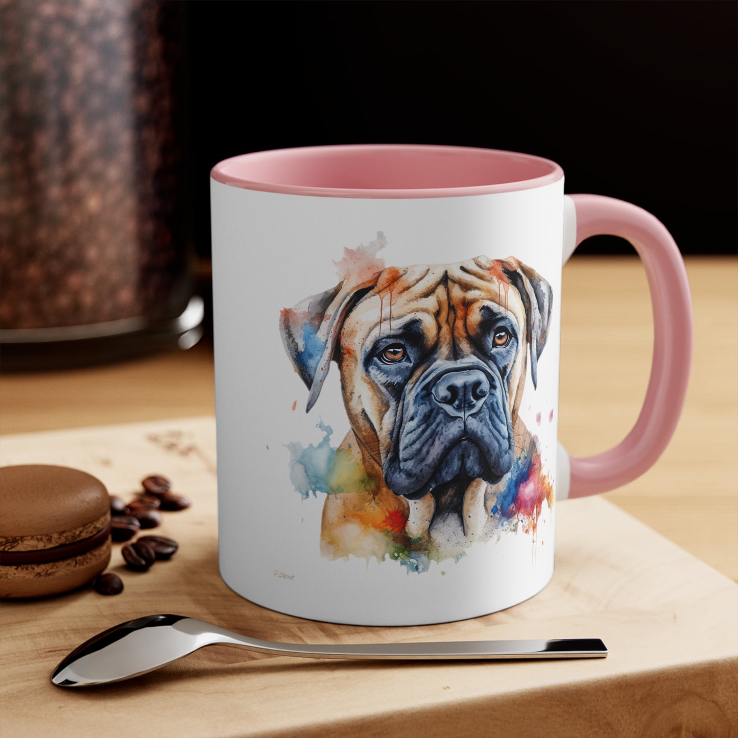Bullmastiff 2 Accent Mugs