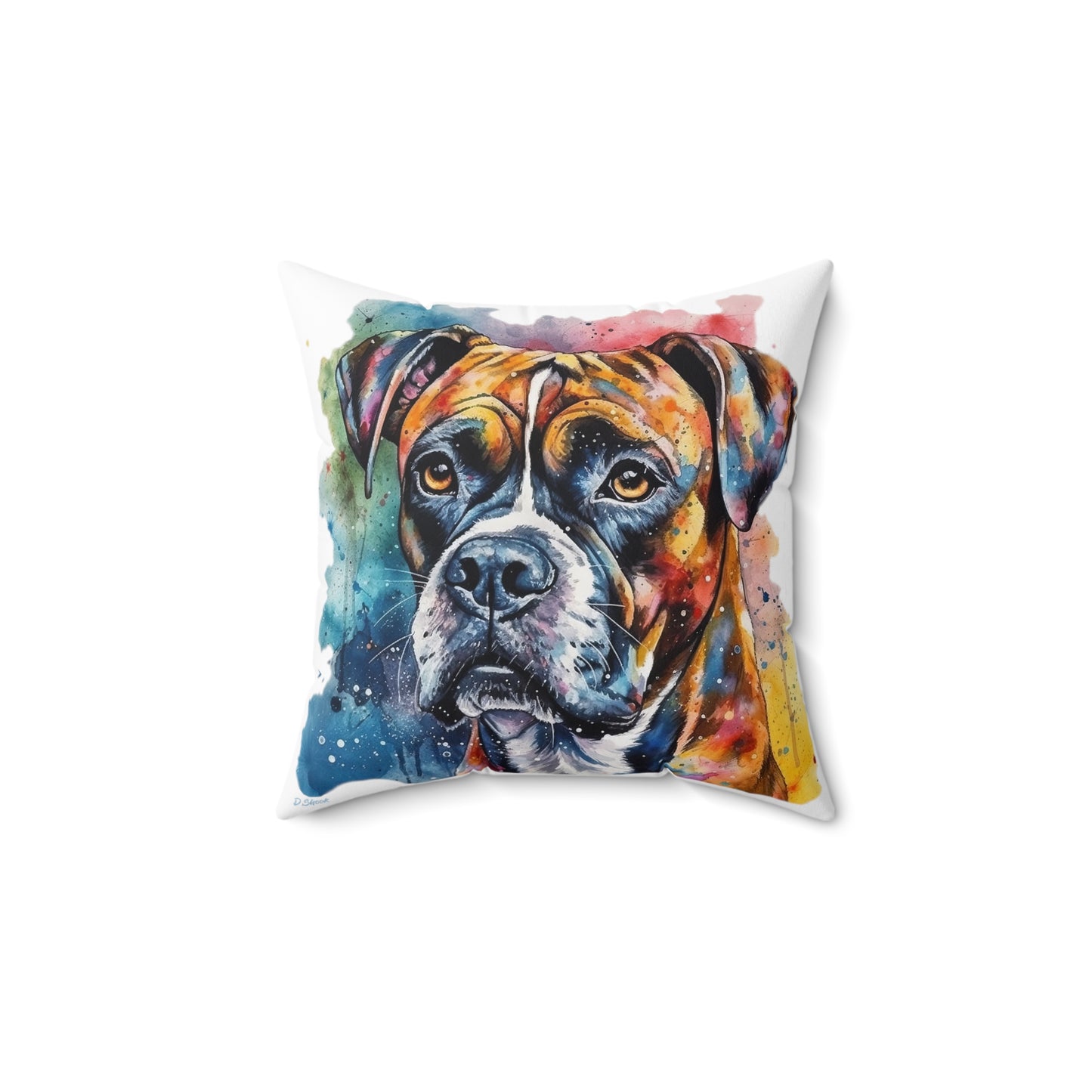 Boxer 3 Spun Polyester Square Pillow