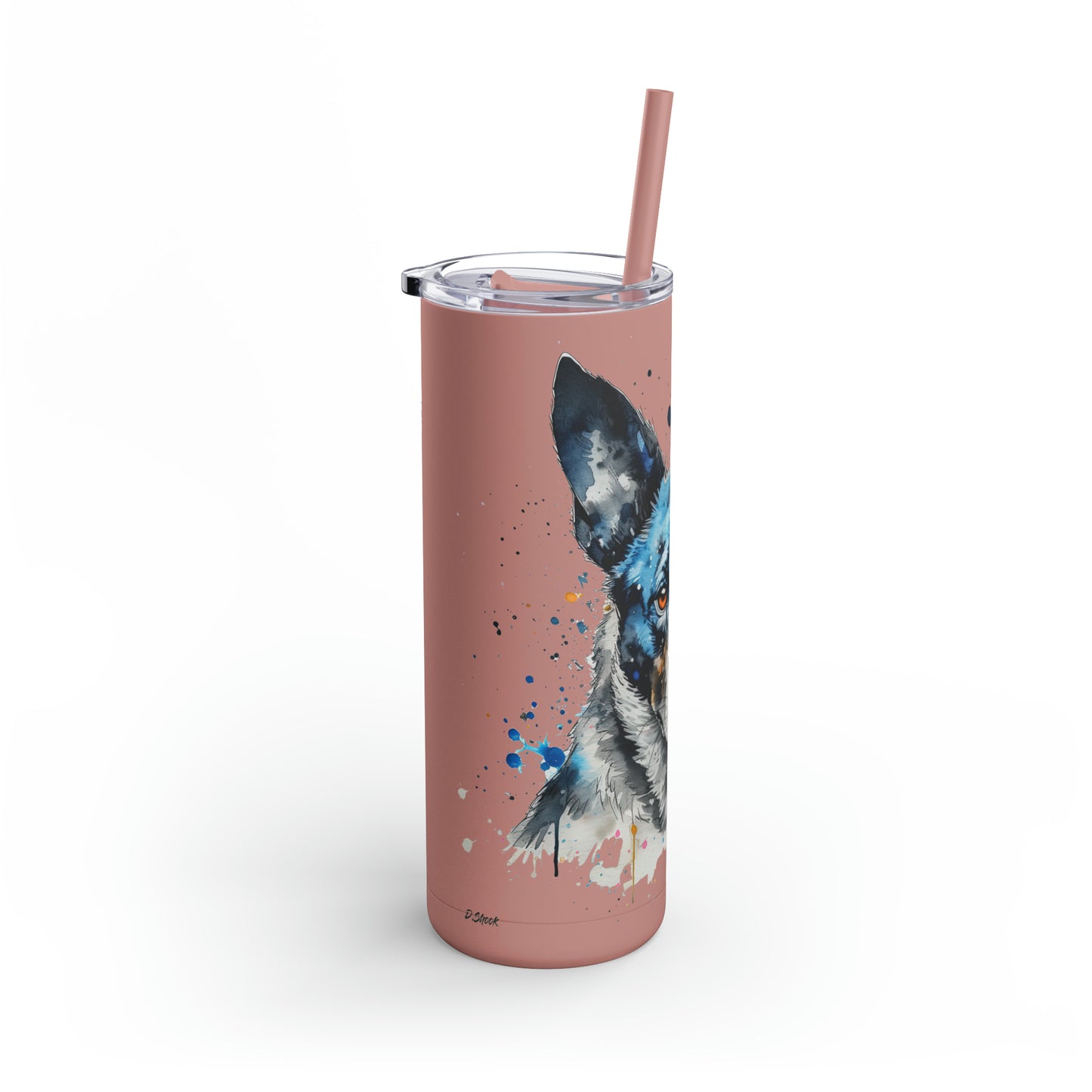 Blue Heeler 1 Maars Maker Skinny Matte Tumbler, 20oz