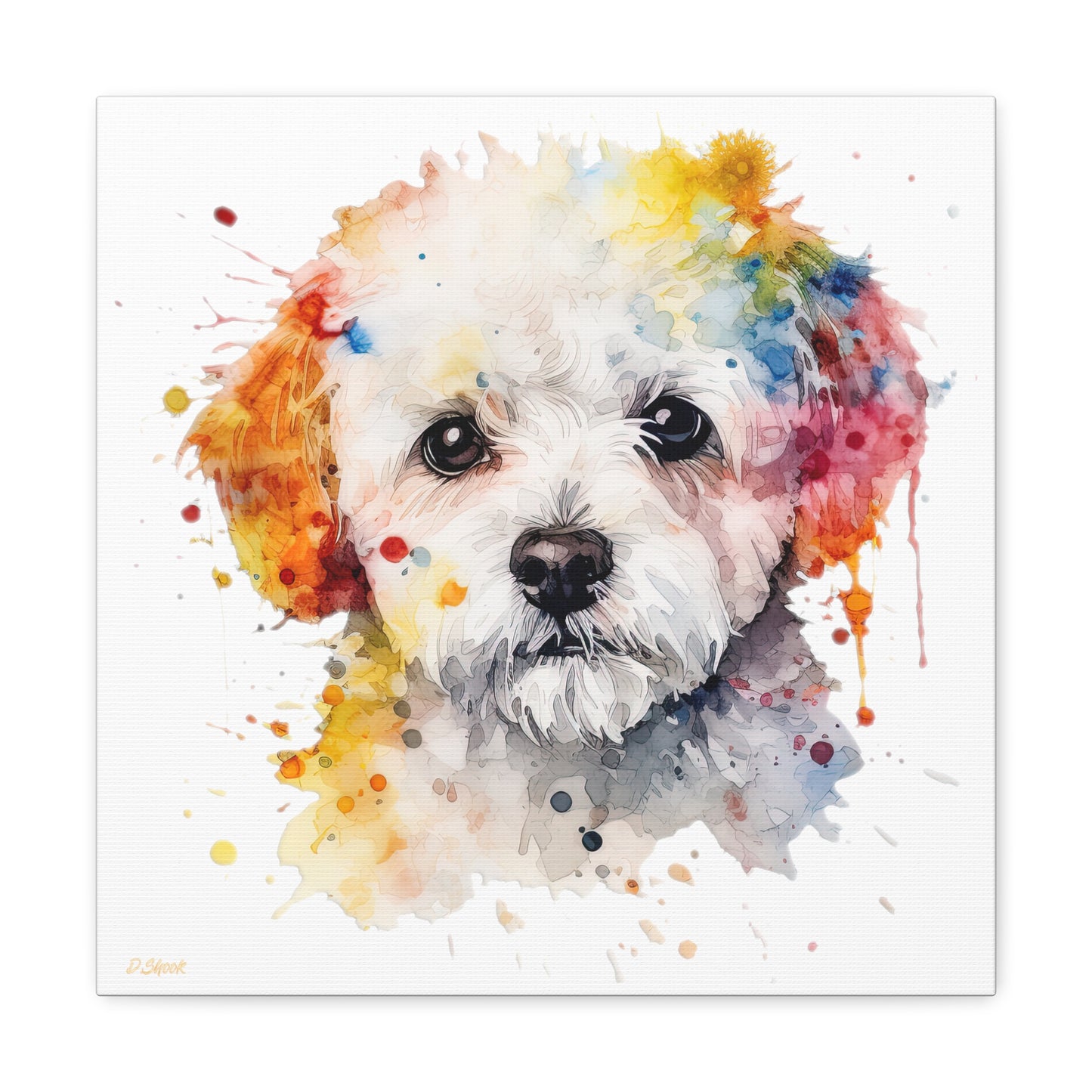 Bichon Frise 2 Canvas Gallery Wraps
