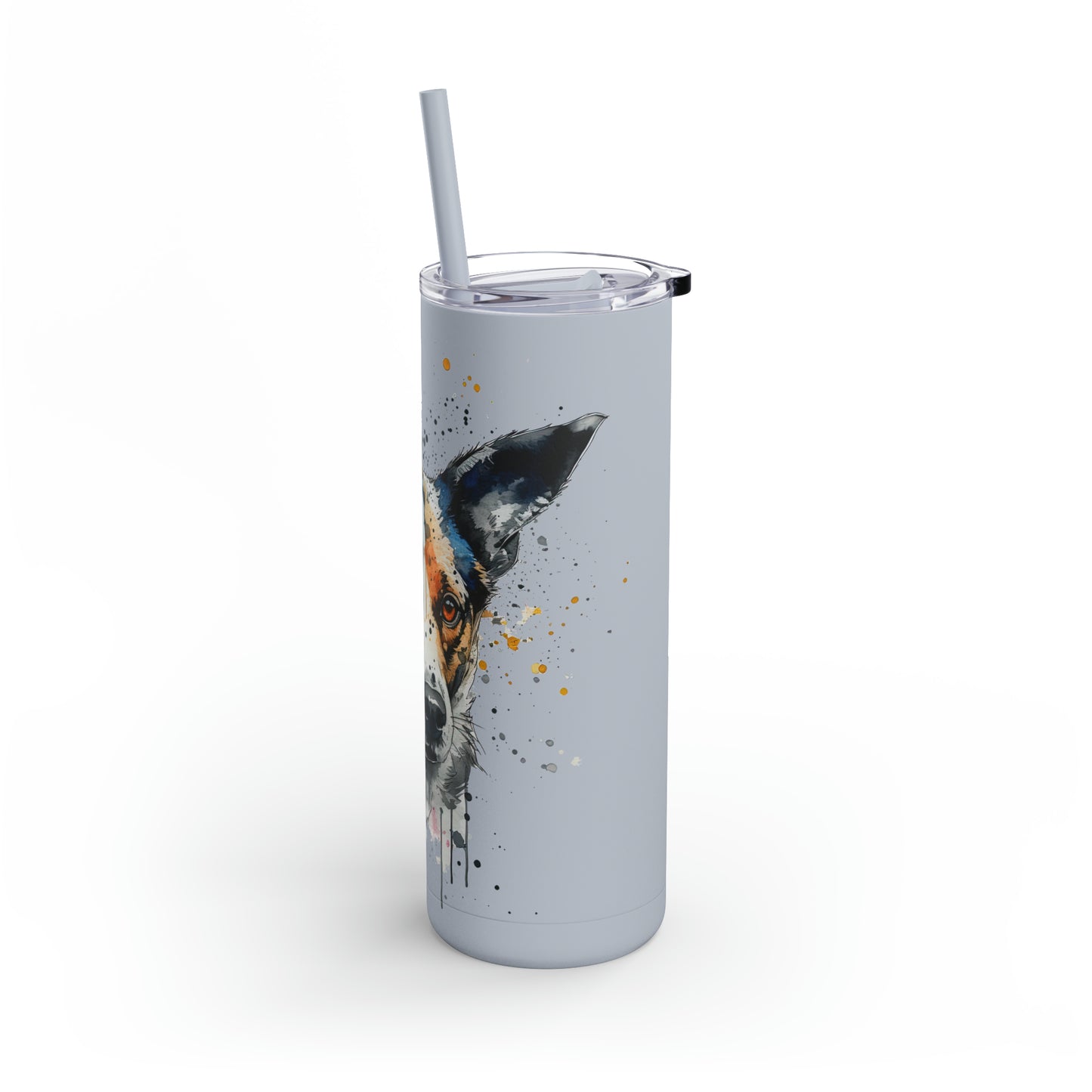 Blue Heeler 1 Maars Maker Skinny Matte Tumbler, 20oz