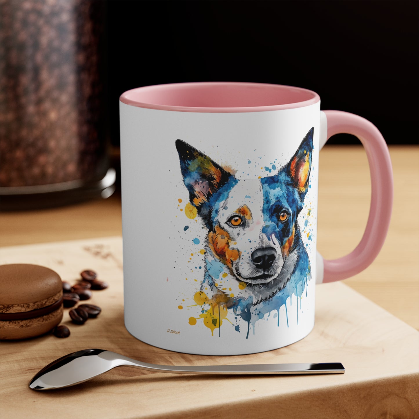 Blue Heeler 2 Accent Mugs