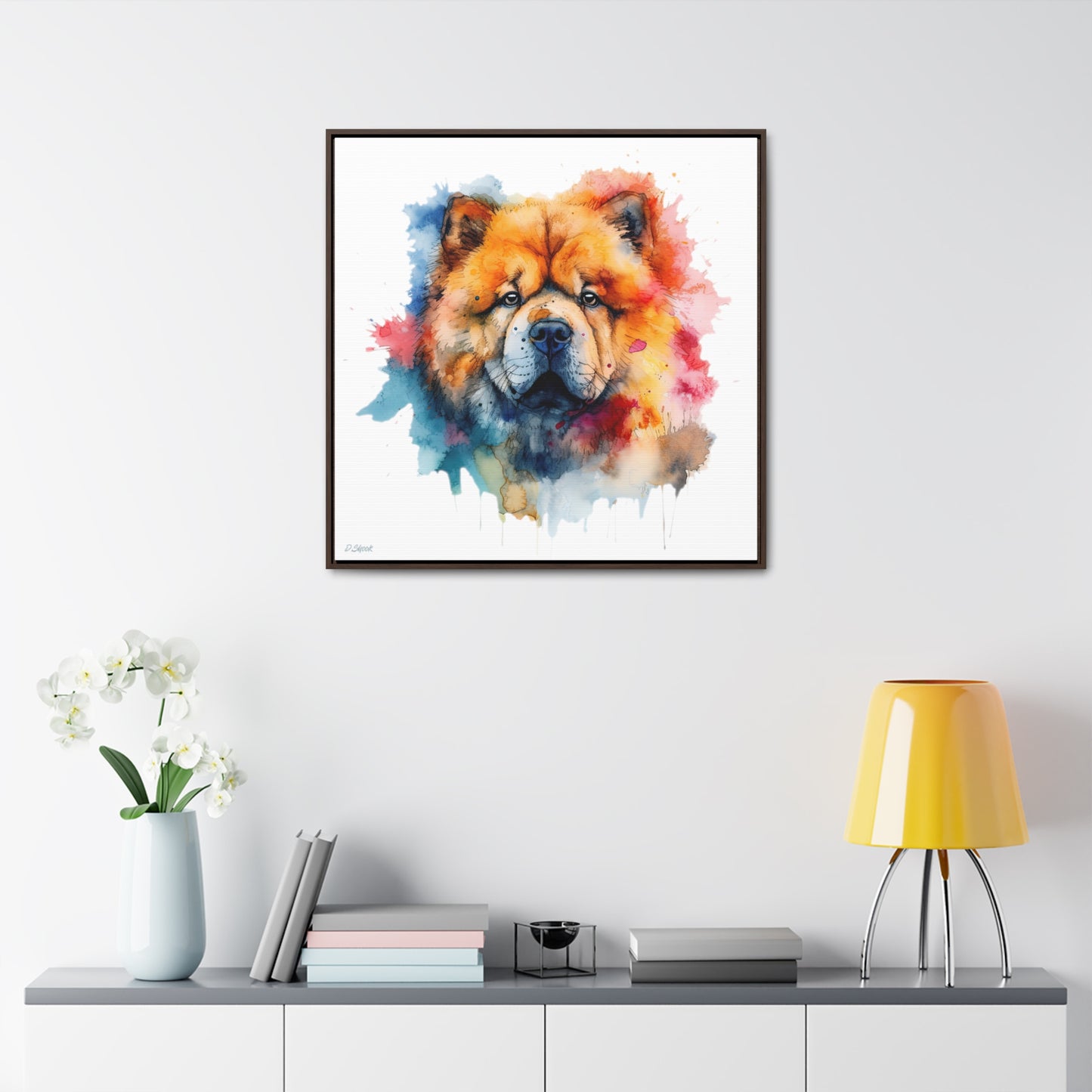 Chow Chow 1 Gallery Canvas Wraps, Square Frame