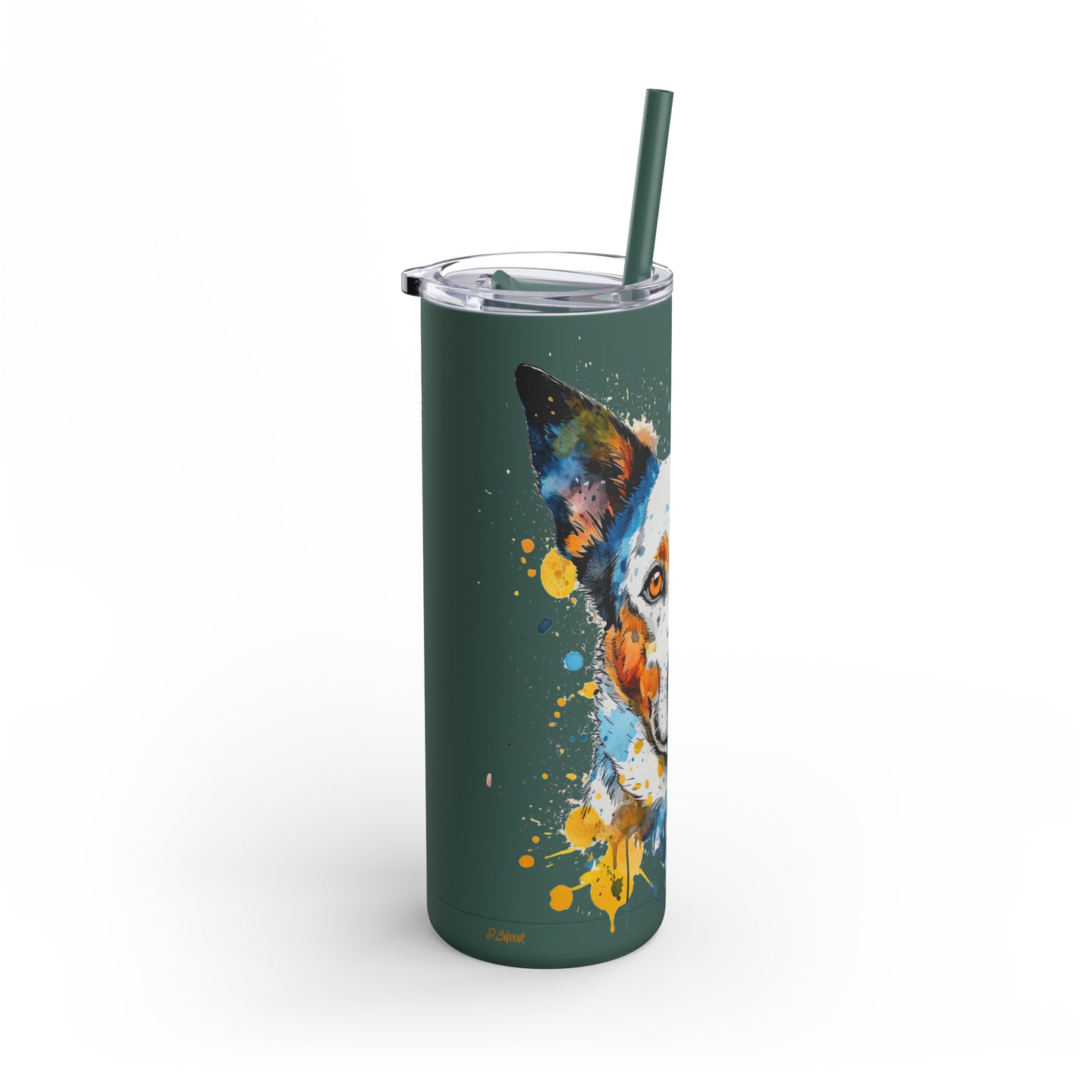 Blue Heeler 2 Maars Maker Skinny Matte Tumbler, 20oz