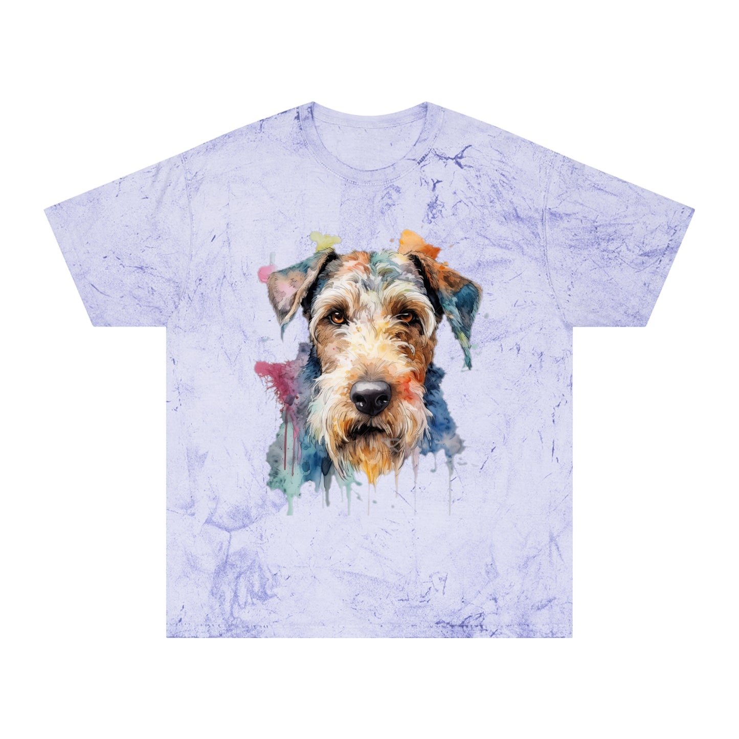Airedale Terrier 2 Unisex Color Blast T-Shirt