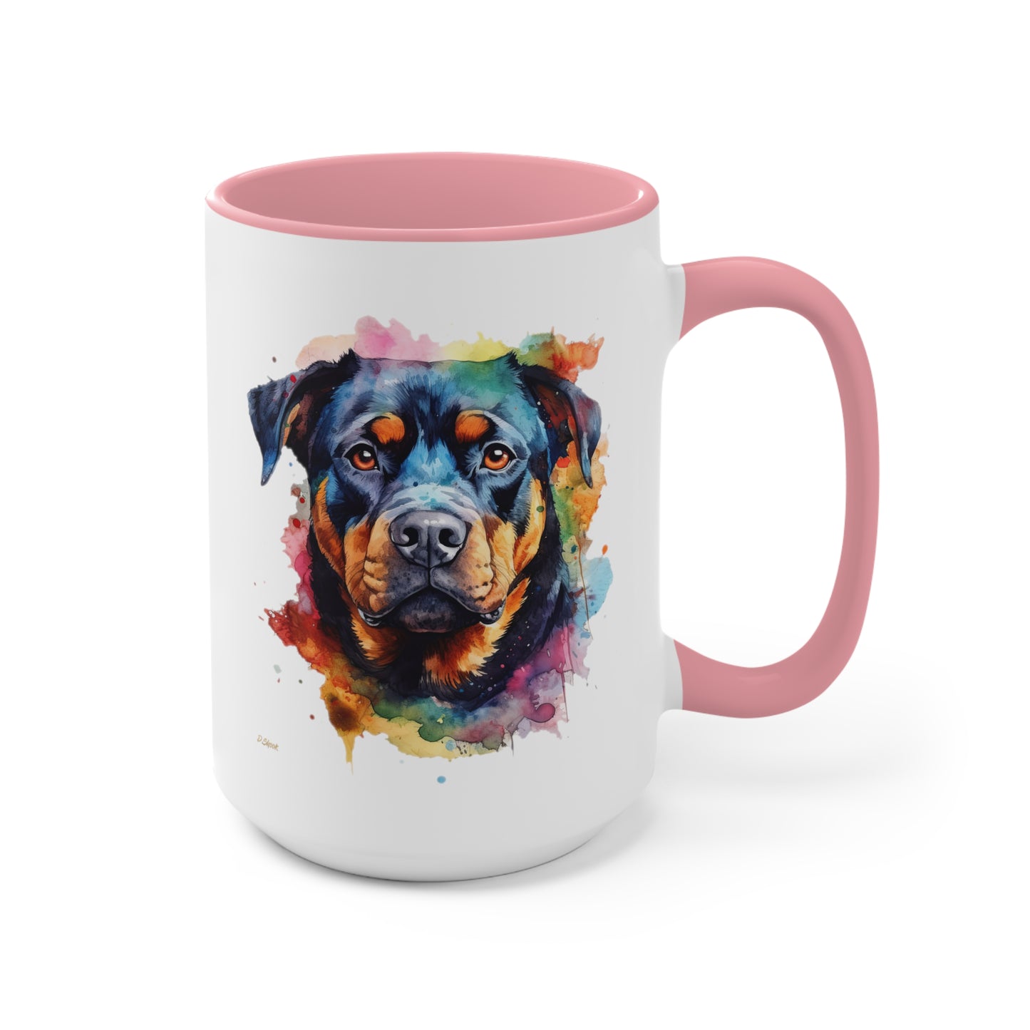 Rottweiler 1 Accent Mugs