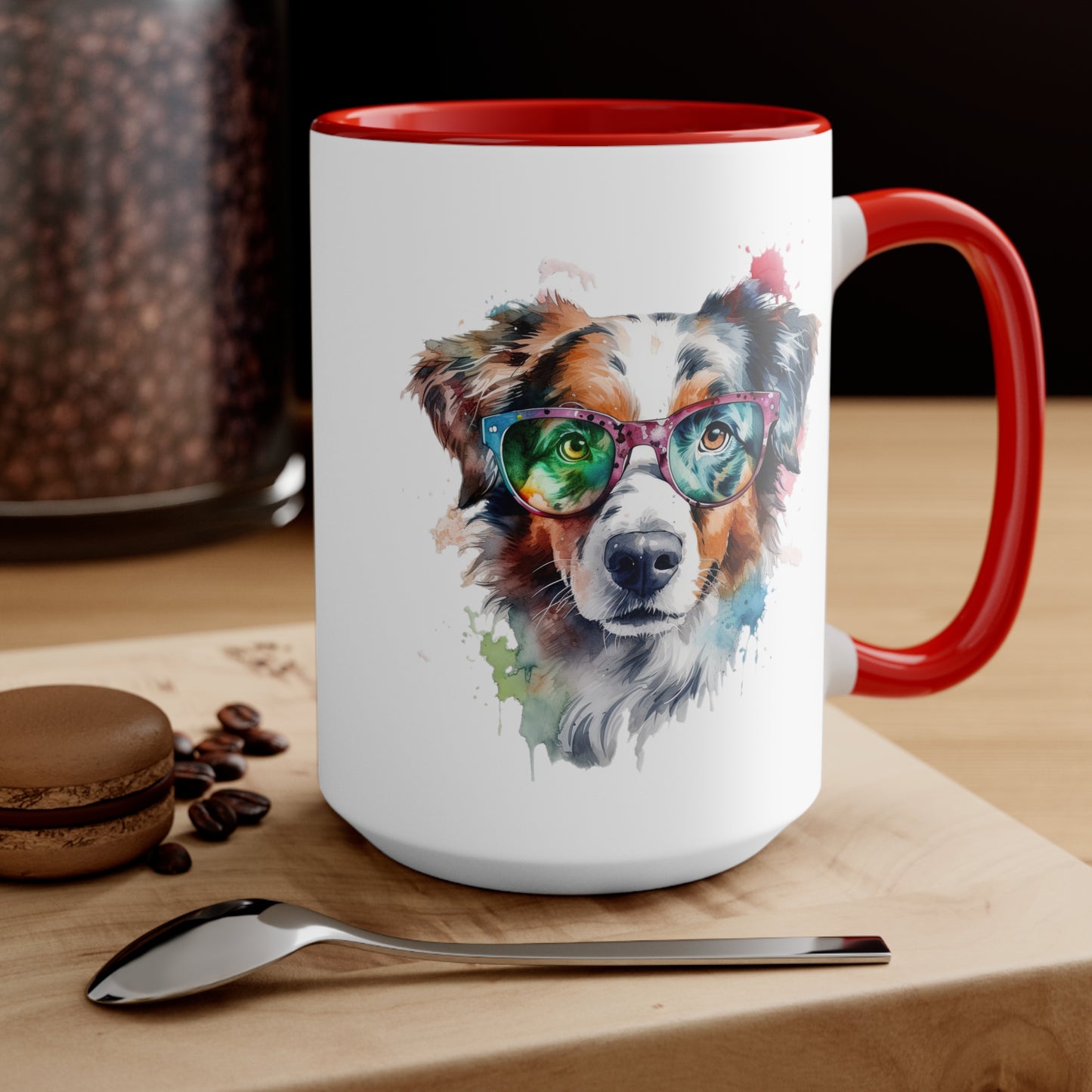 Australian Shepherd 5 Accent Mugs