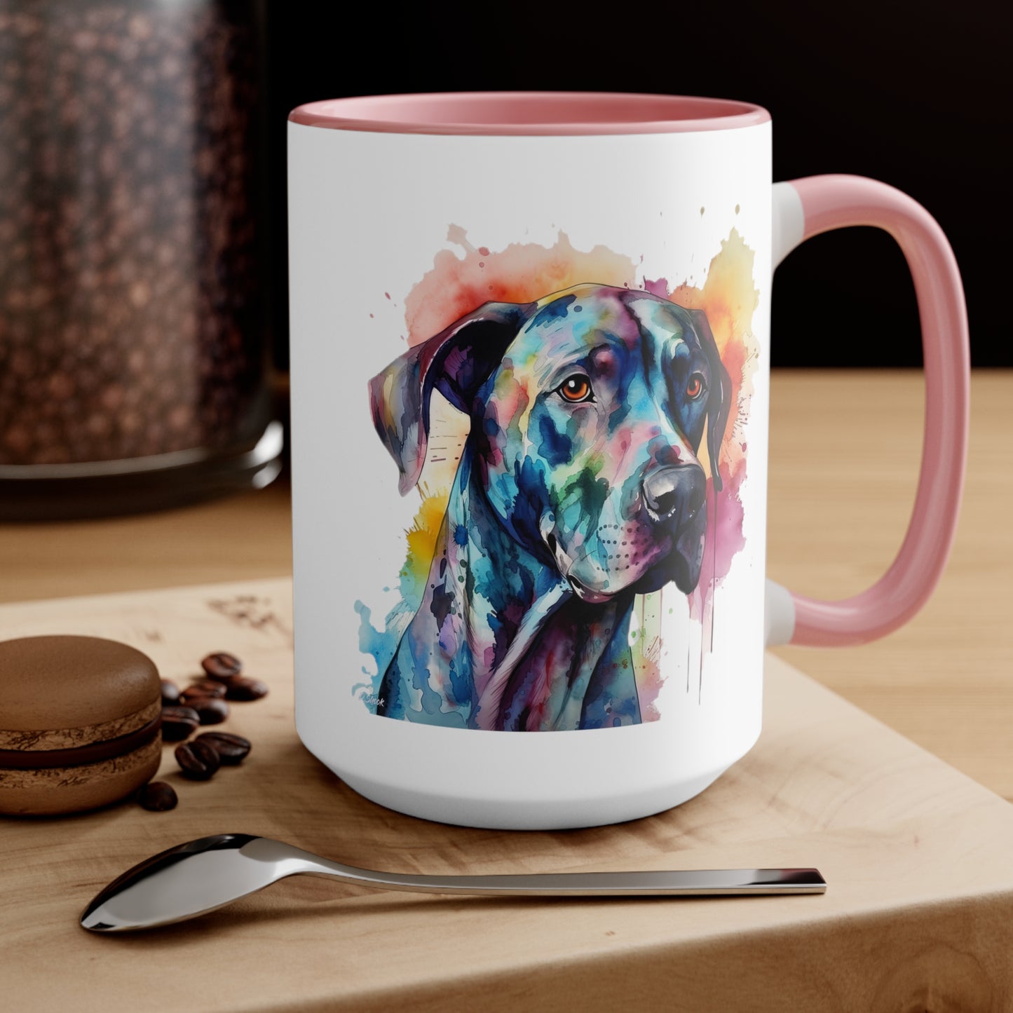 Great Dane 1 Accent Mugs