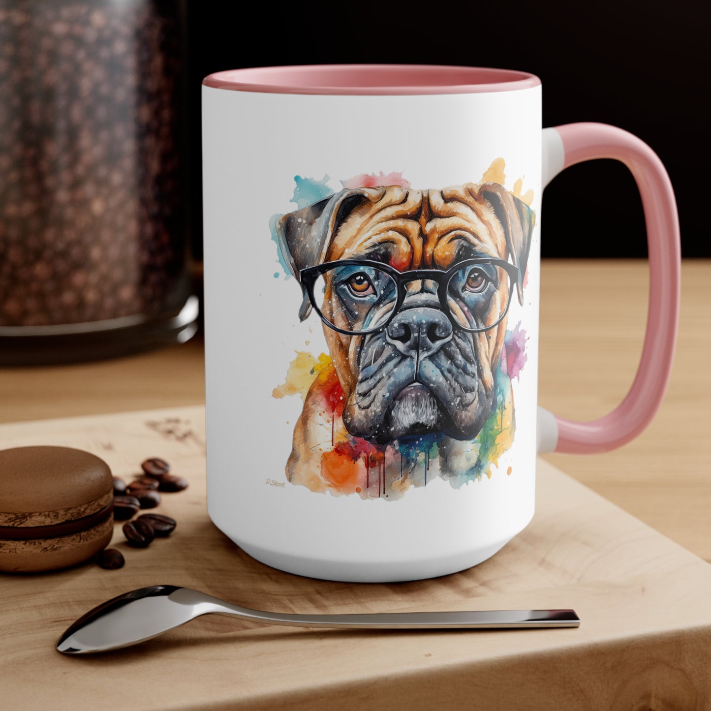 Bullmastiff 6 Accent Mugs