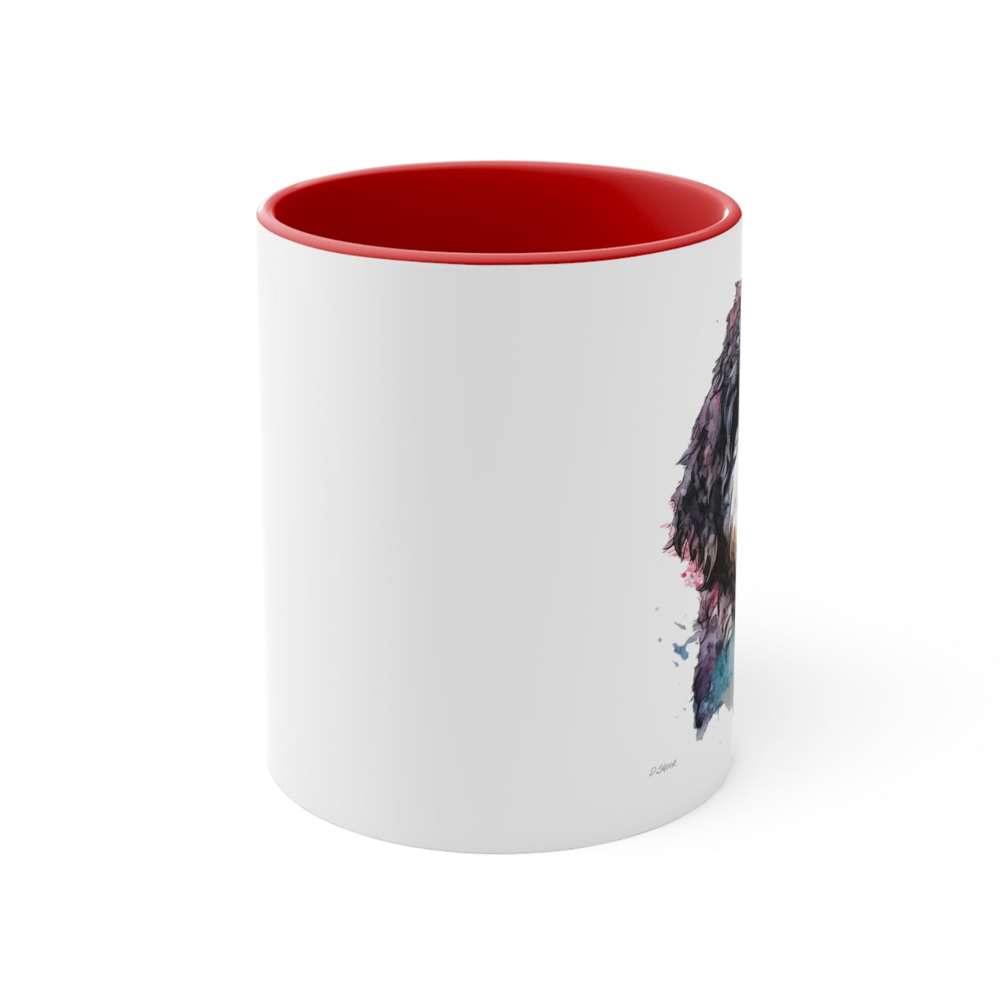 Portuguese Water Dog 2 Accent Mugs