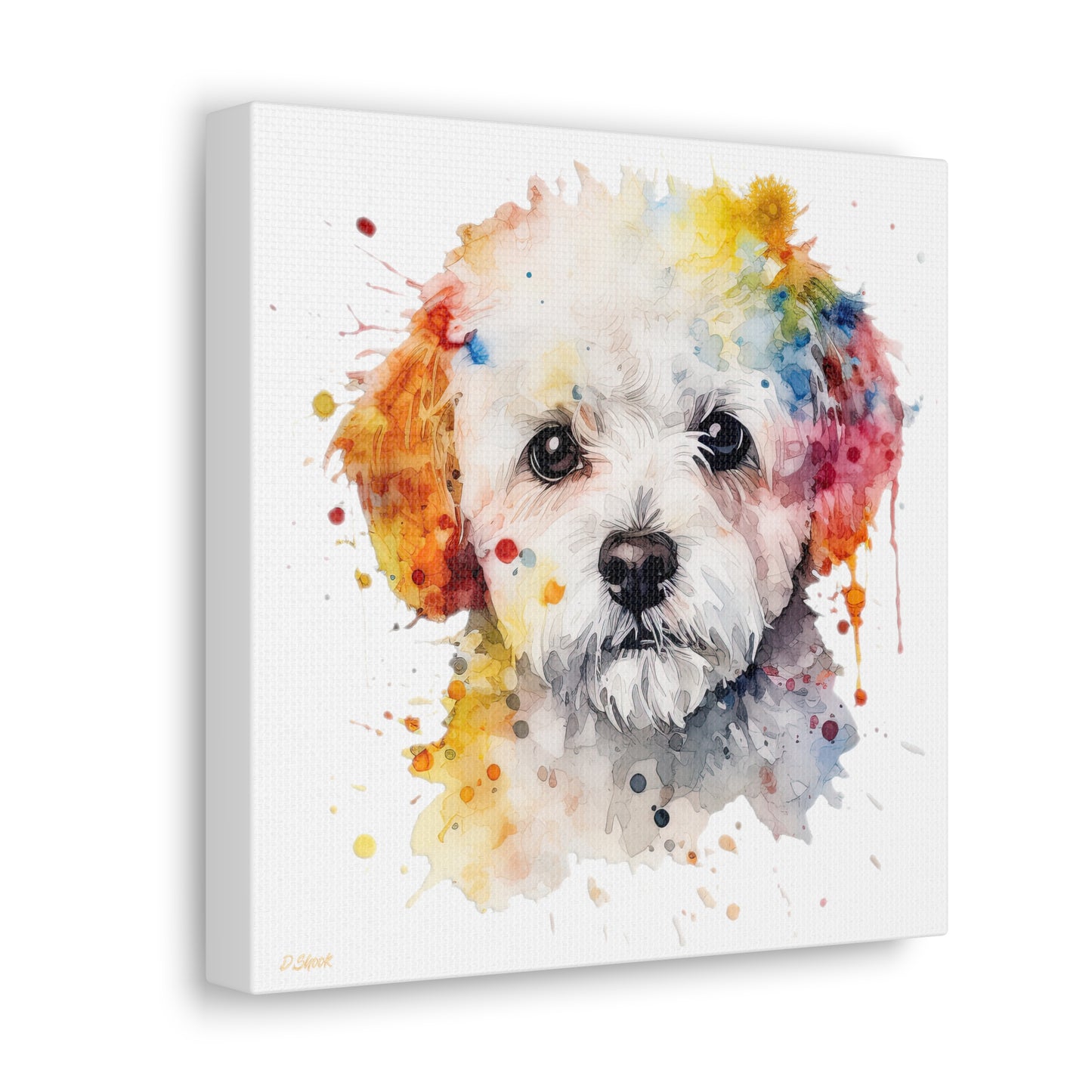 Bichon Frise 2 Canvas Gallery Wraps