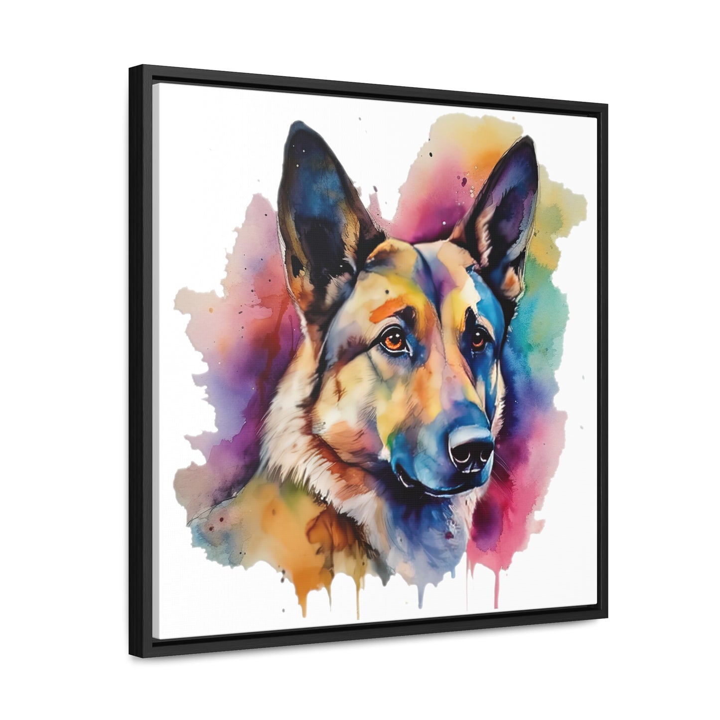 German Sheppard 3B Gallery Canvas Wraps, Square Frame