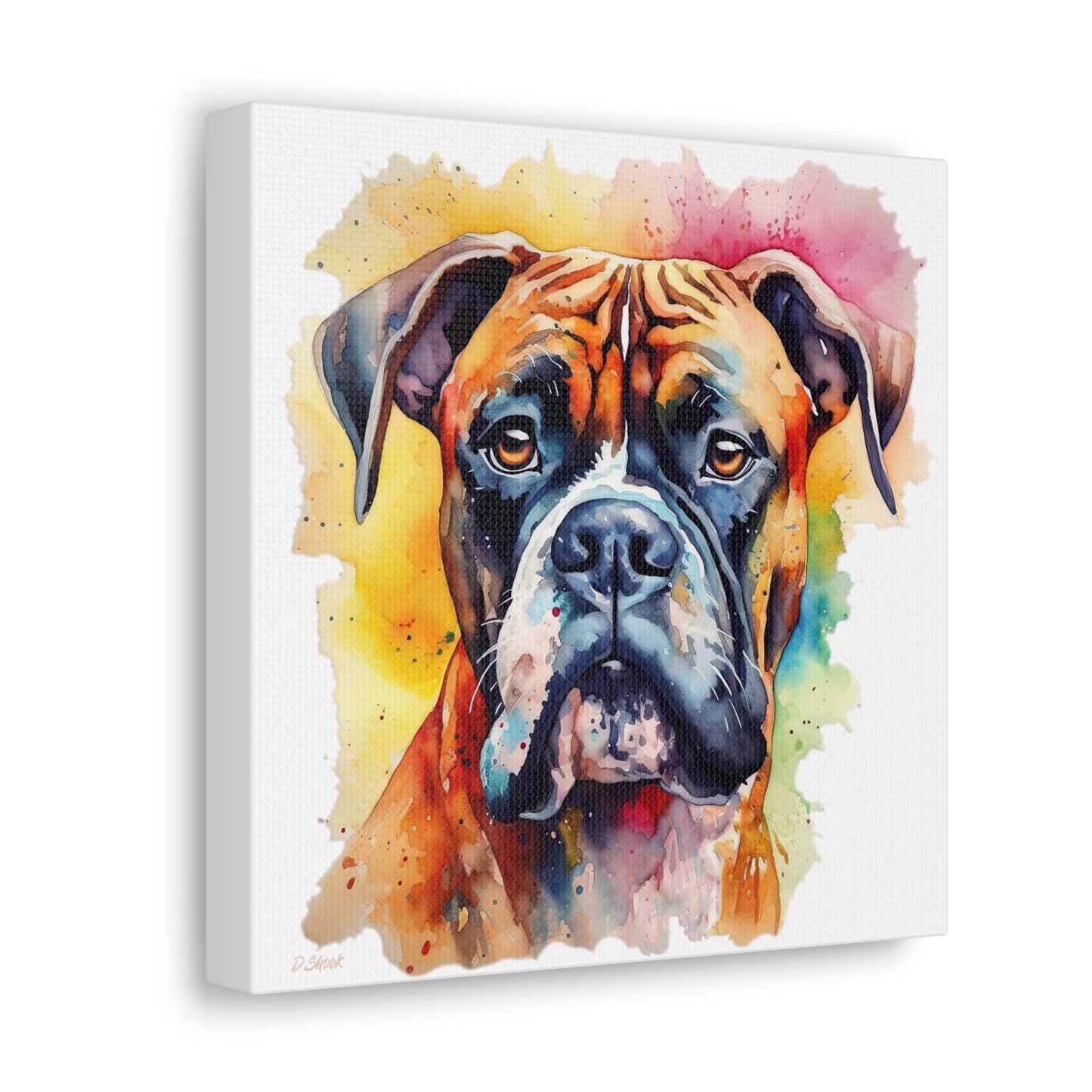 Boxer 1 Canvas Gallery Wraps