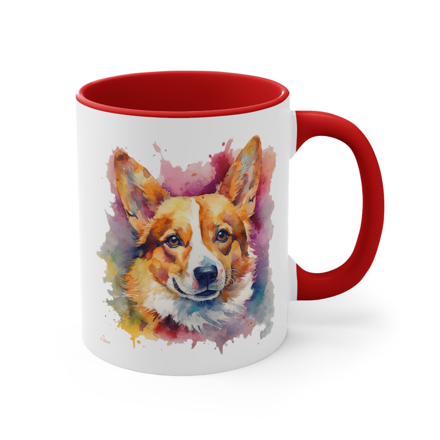 Pembroke Welsh Corgi 1 Accent Mugs