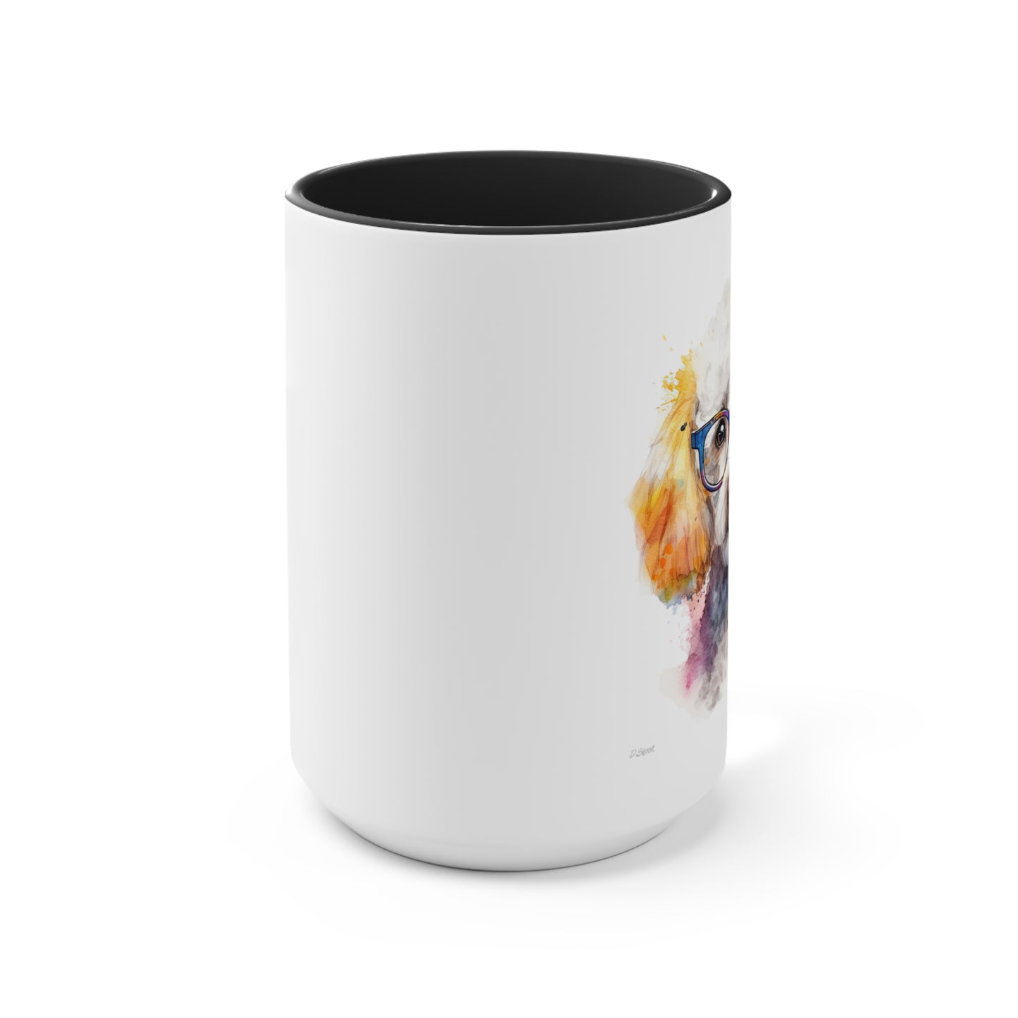 Poodle 10 Accent Mugs