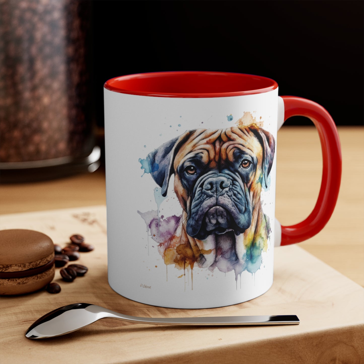 Bullmastiff 1 Accent Mugs