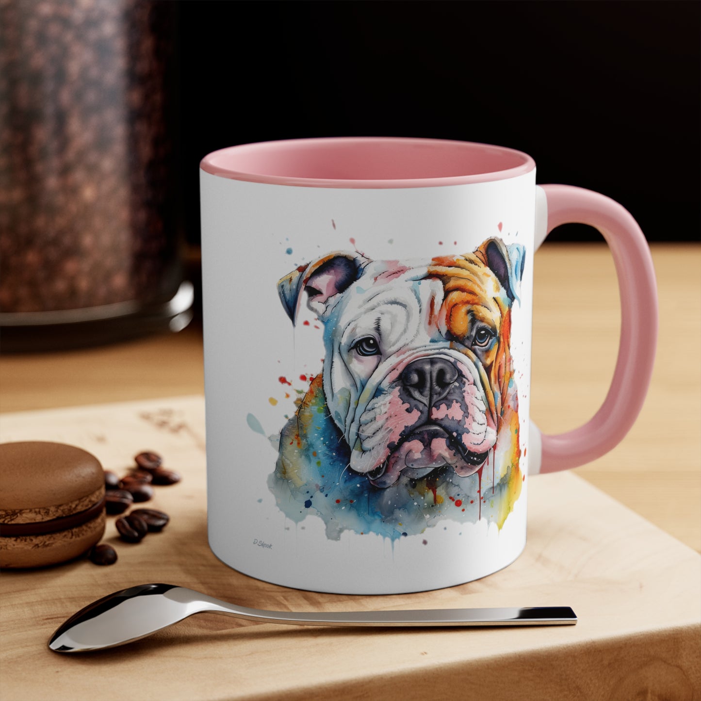 Bulldog 3 Accent Mugs