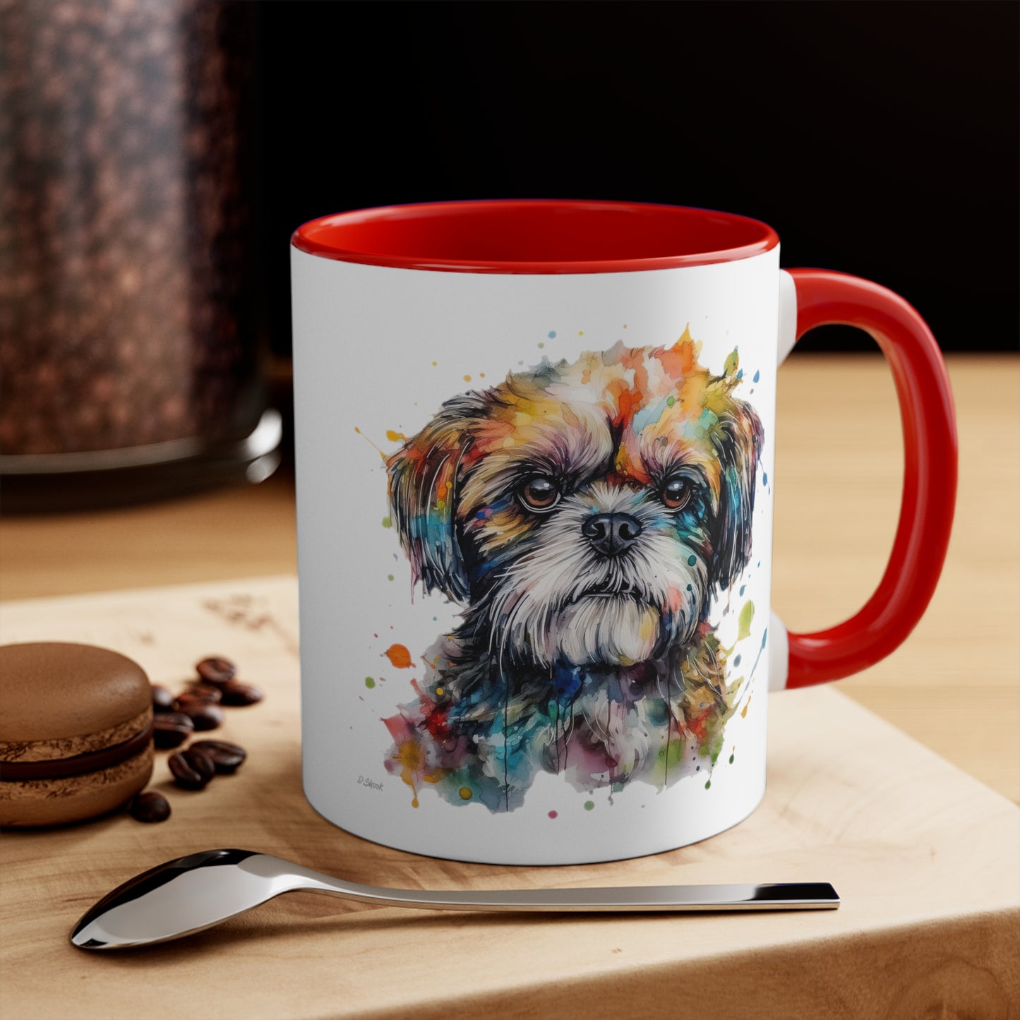 Shih Tzu 2 Accent Mugs