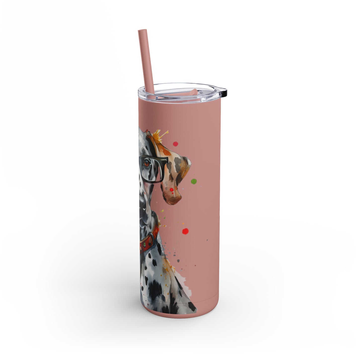 Dalmatian 3 Maars Maker Skinny Matte Tumbler, 20oz
