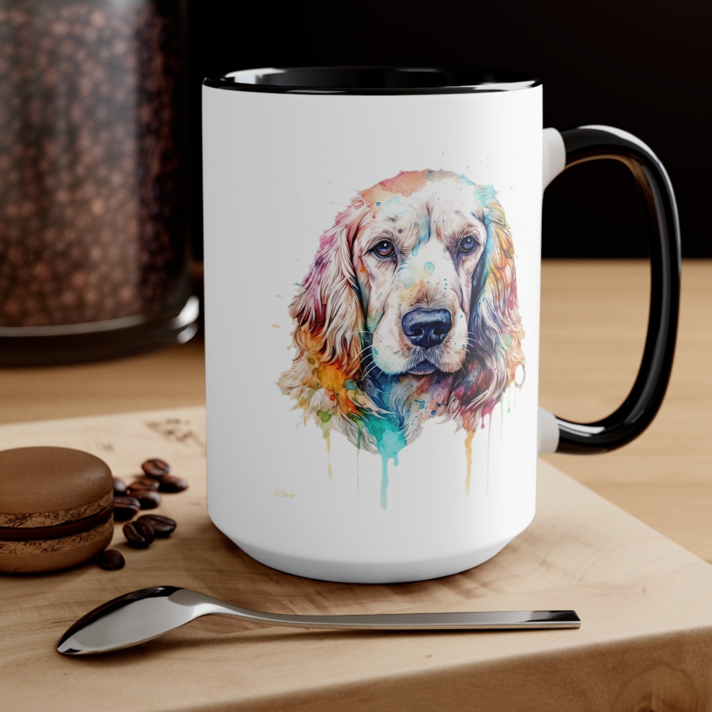 English Cocker Spaniel 1 Accent Mugs