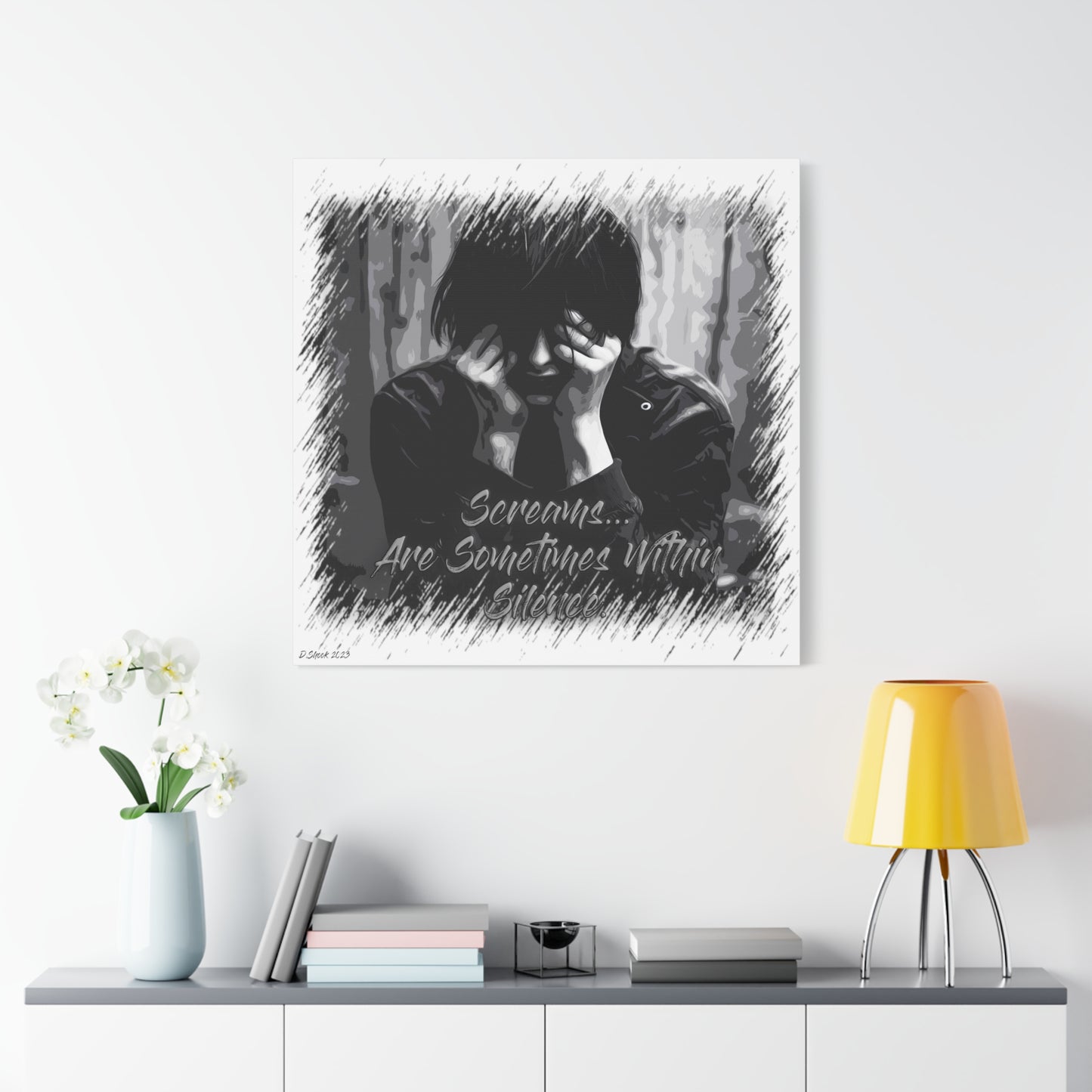 Screams: Matte Canvas, Stretched, 1.25"