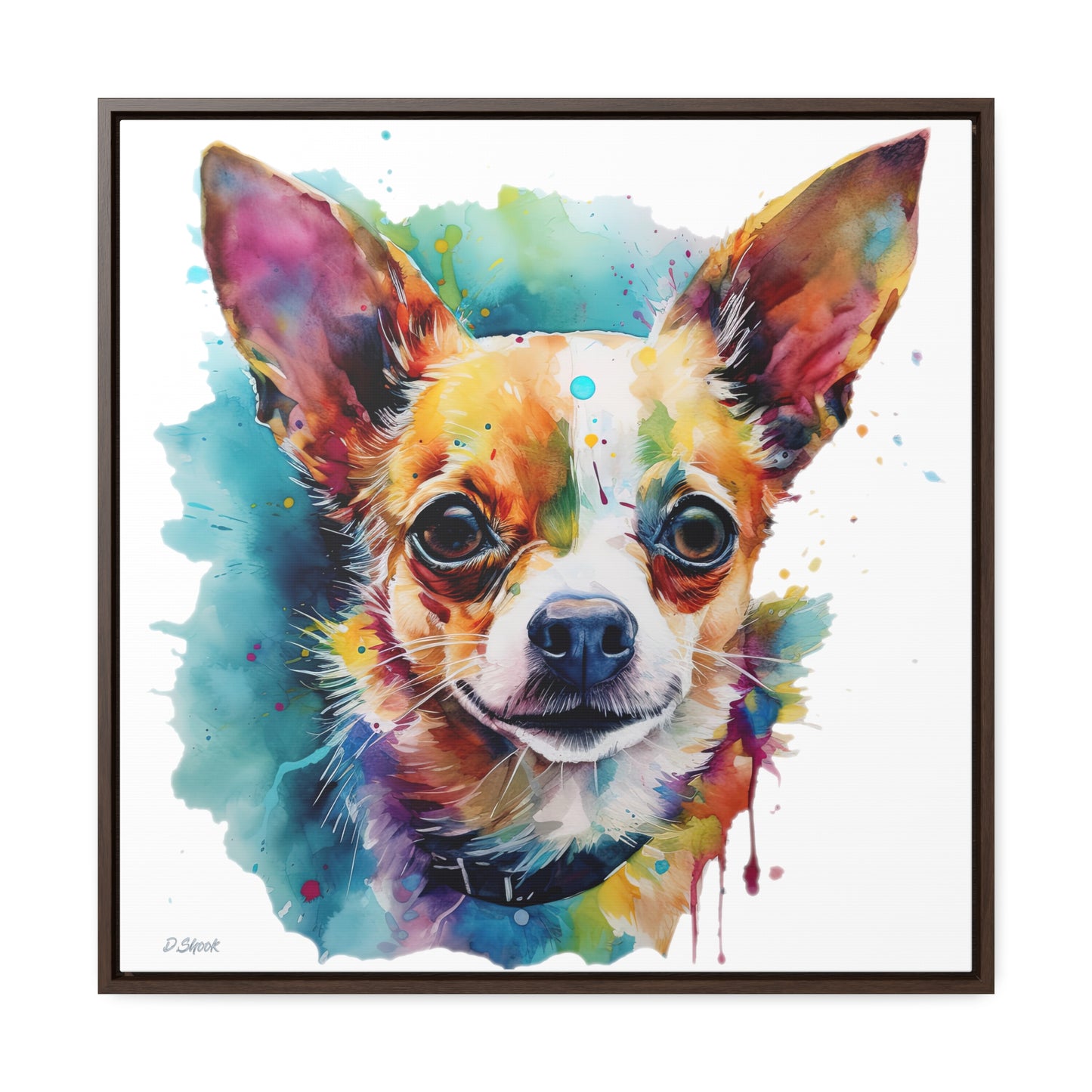Chihuahua 1 Gallery Canvas Wraps, Square Frame