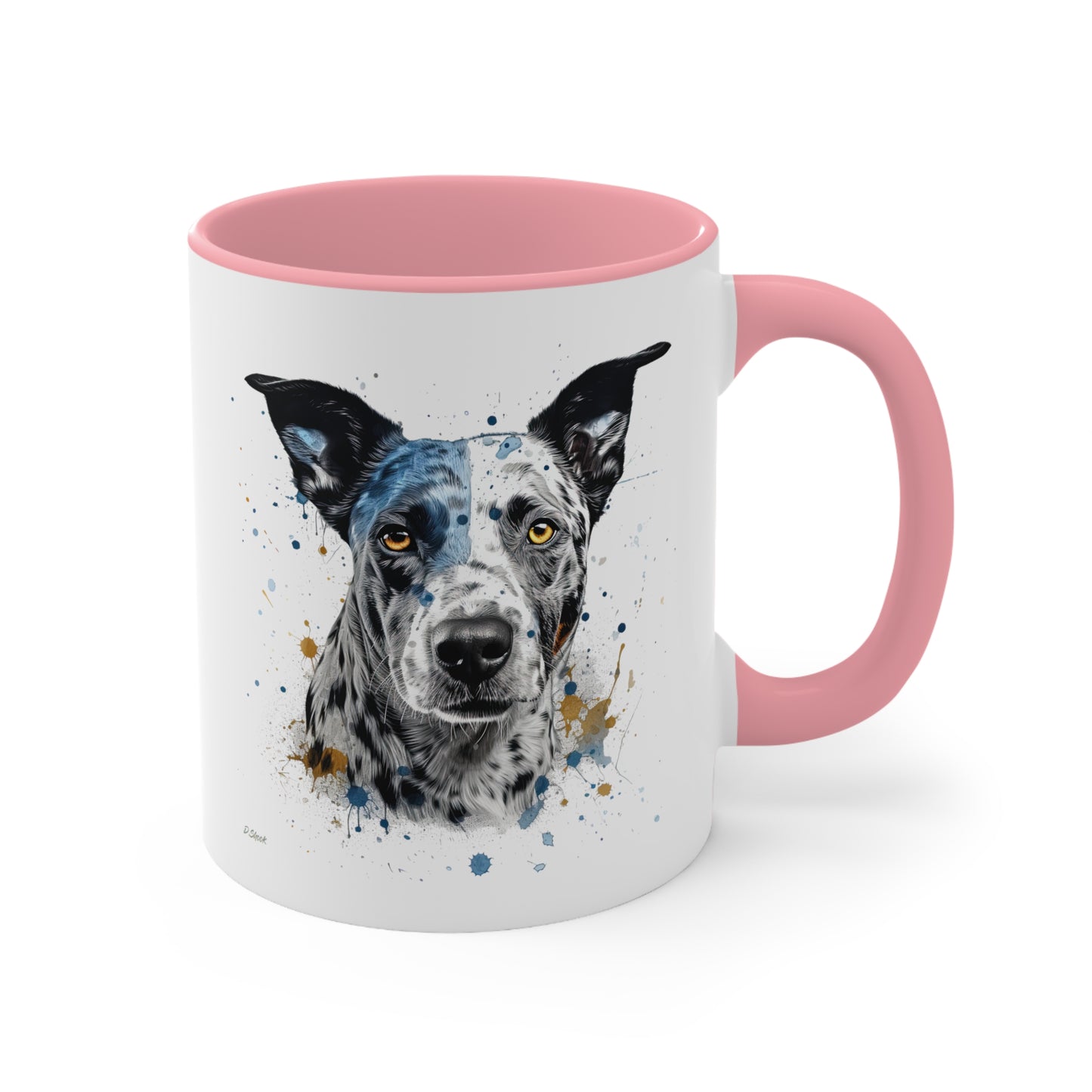 Blue Heeler 4 Accent Mugs