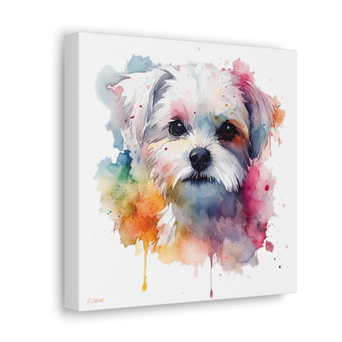 Maltese Dog 1 Canvas Gallery Wraps