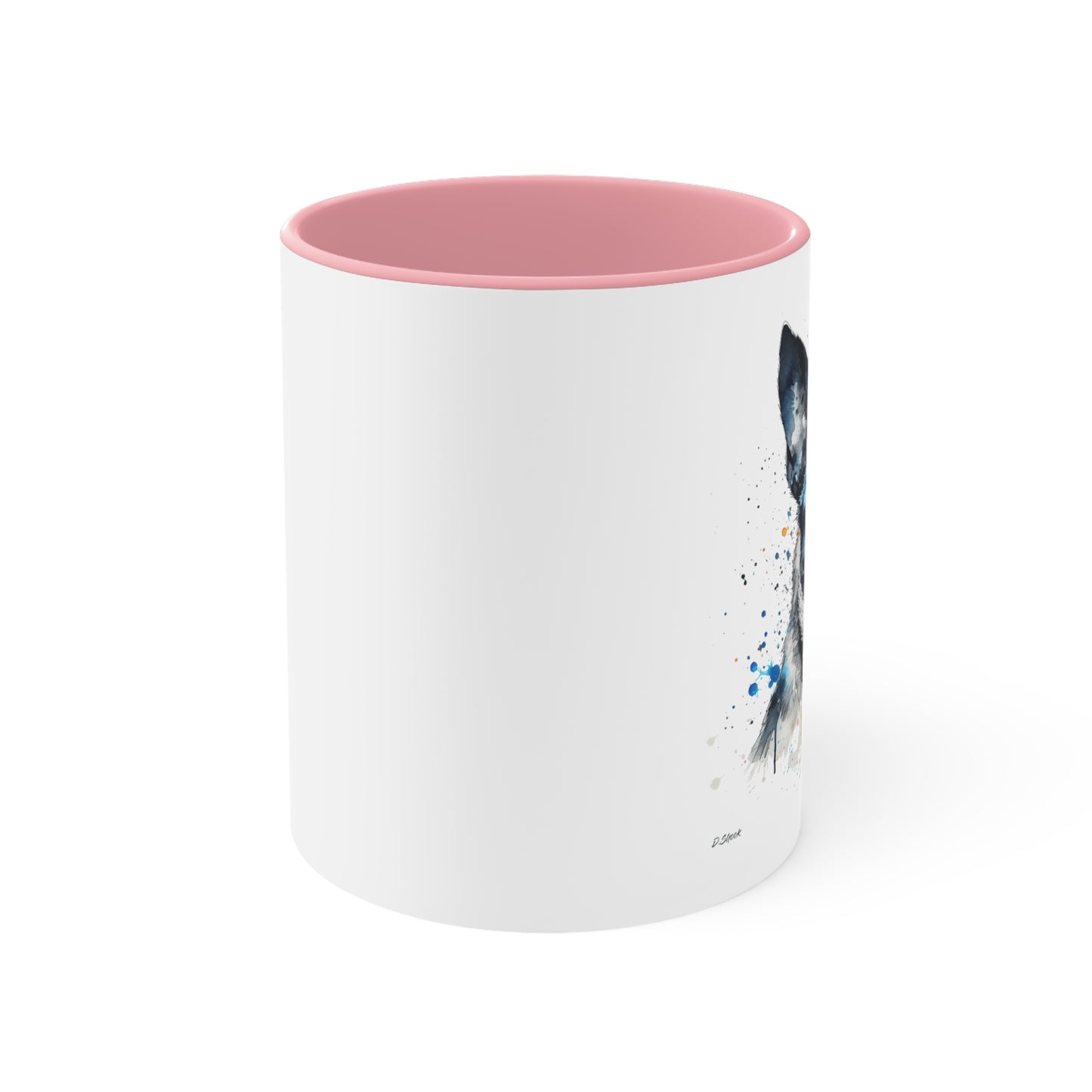 Blue Heeler 1 Accent Mugs