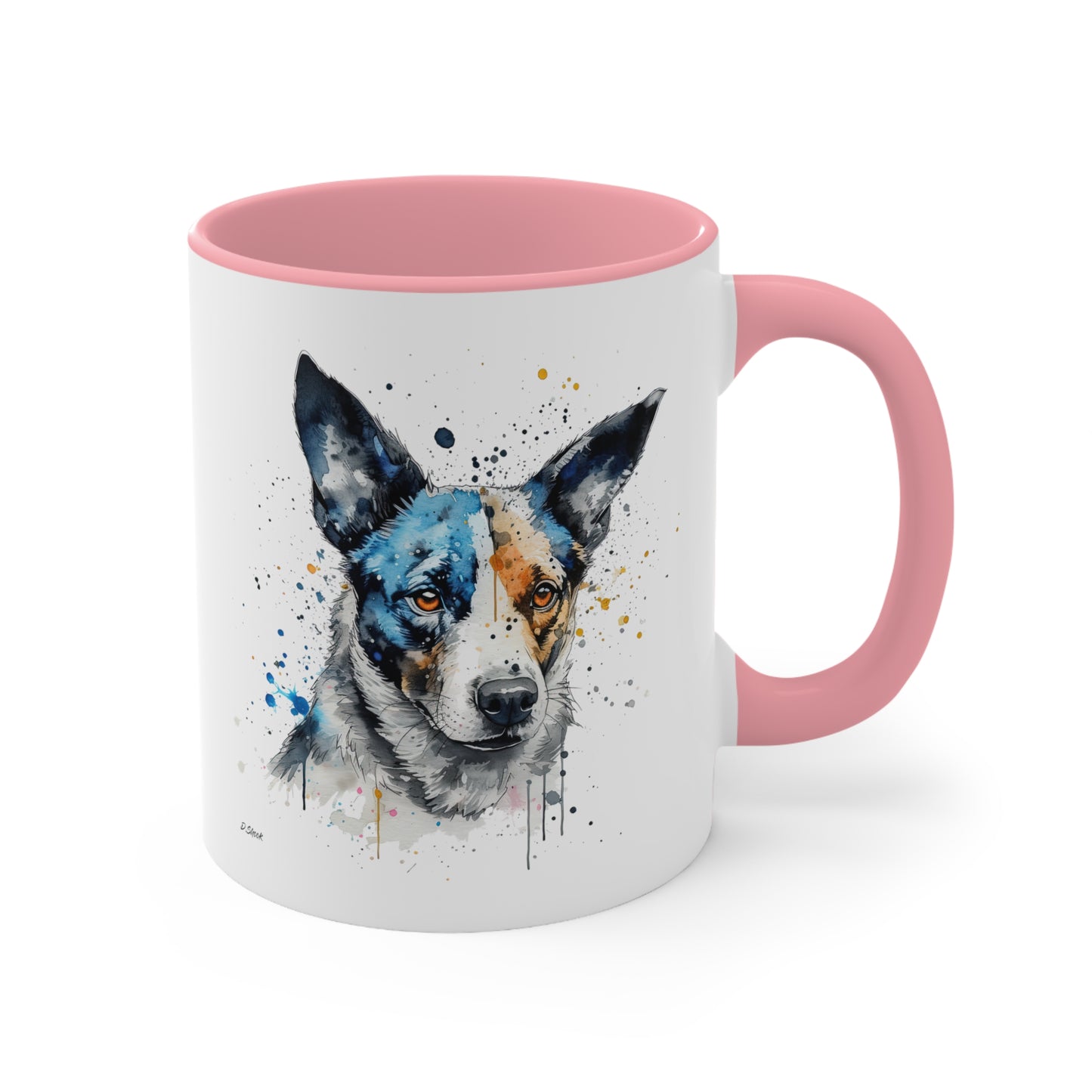 Blue Heeler 1 Accent Mugs