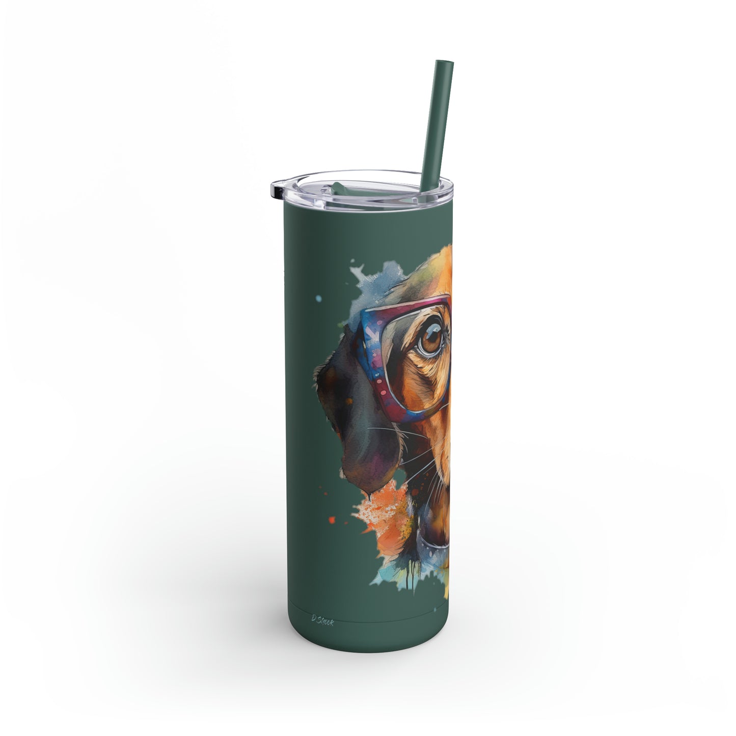 Dachshund 7 Maars Maker Skinny Matte Tumbler, 20oz