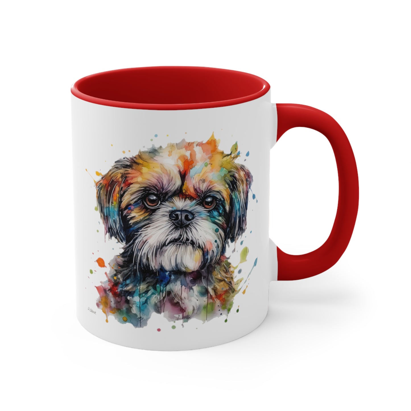 Shih Tzu 2 Accent Mugs