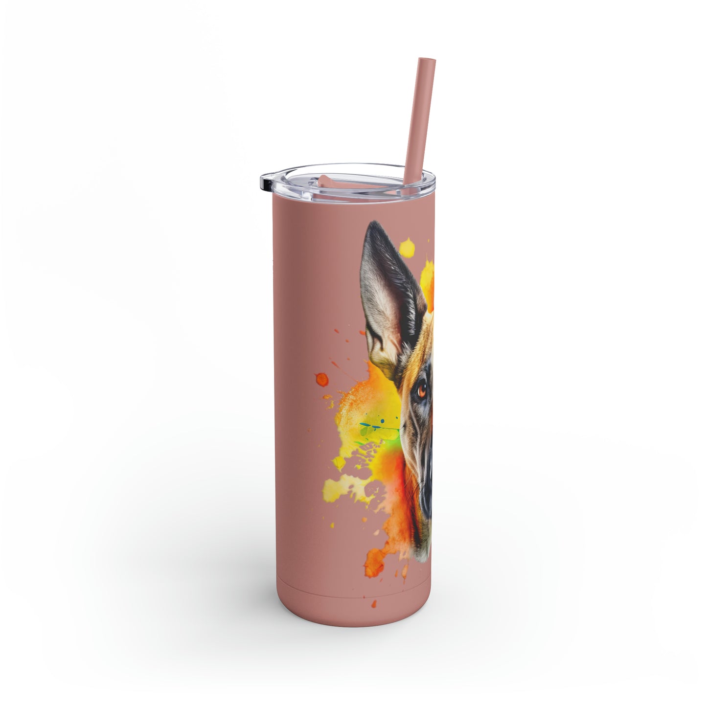 Belgium Malinois 3 Maars Maker Skinny Matte Tumbler, 20oz