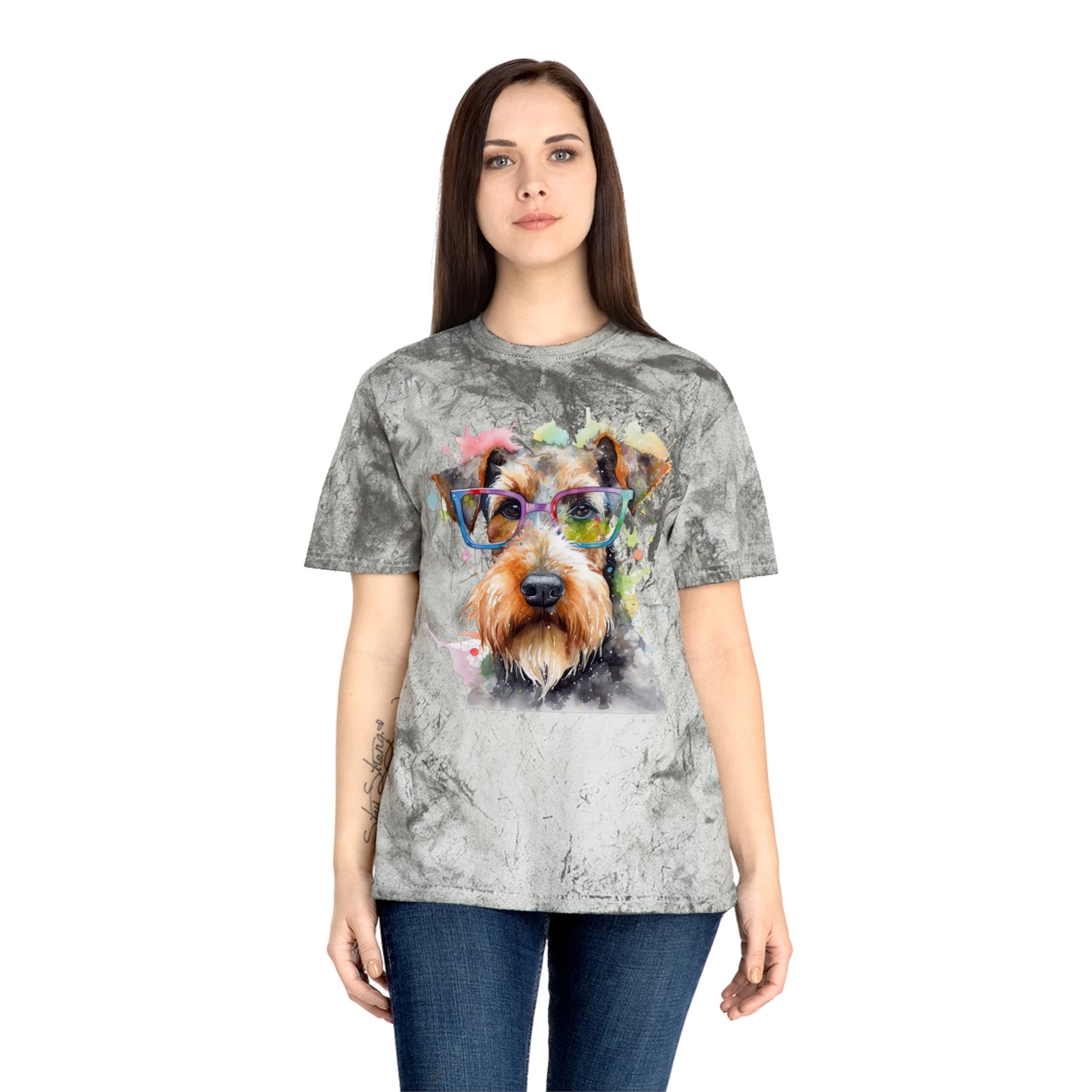 Airedale Terrier 6 Unisex Color Blast T-Shirt