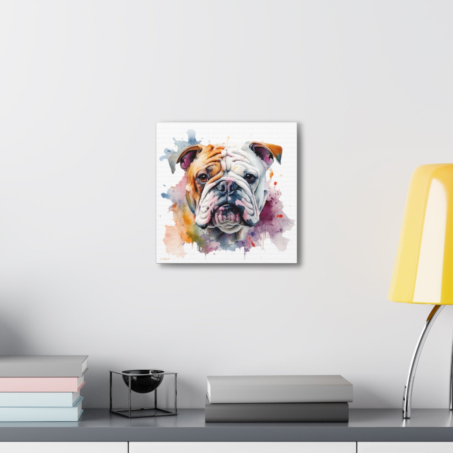 bulldog 1 Canvas Gallery Wraps
