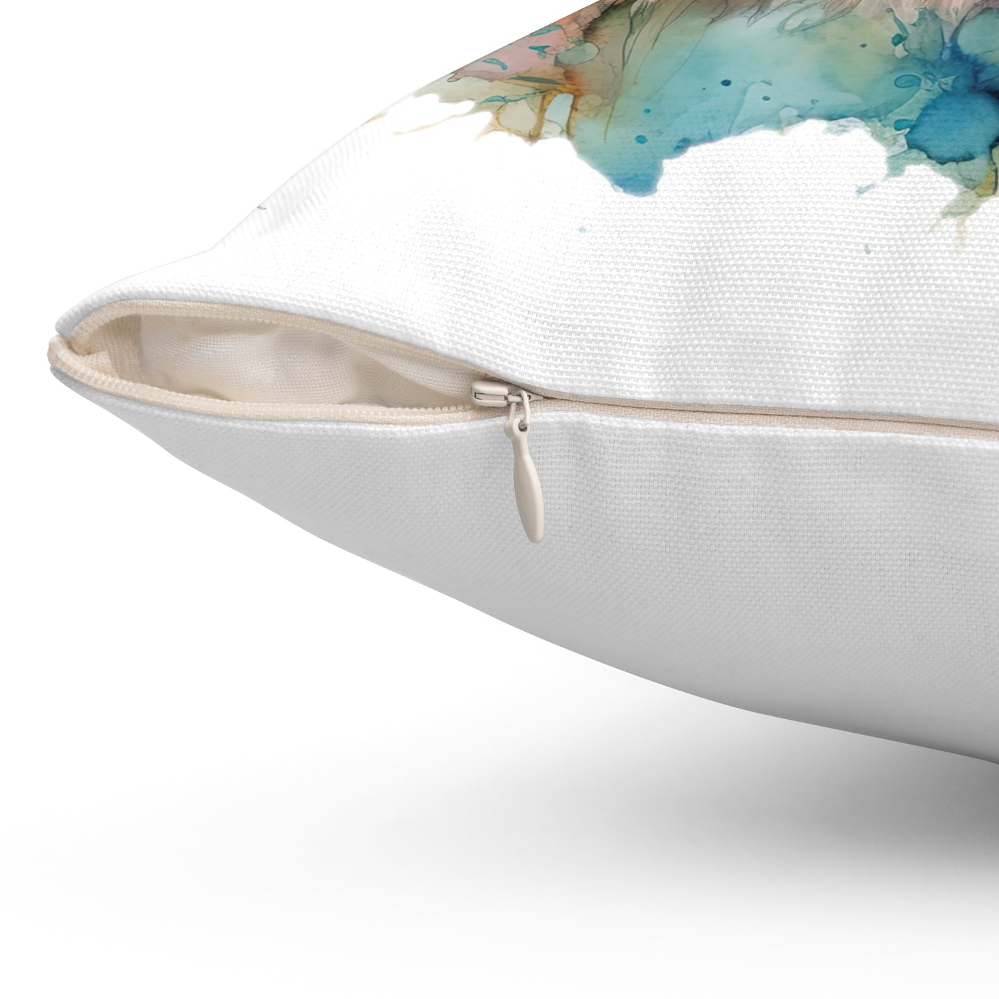 Chow Chow 2 Spun Polyester Square Pillow