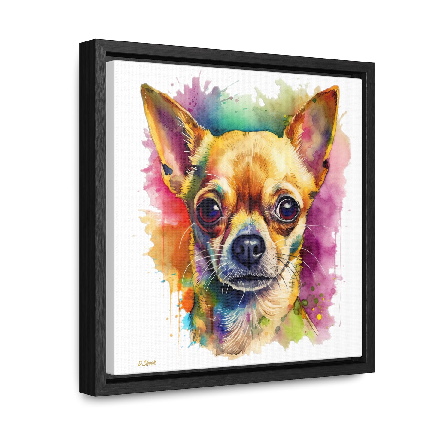 Chihuahua 7 Gallery Canvas Wraps, Square Frame