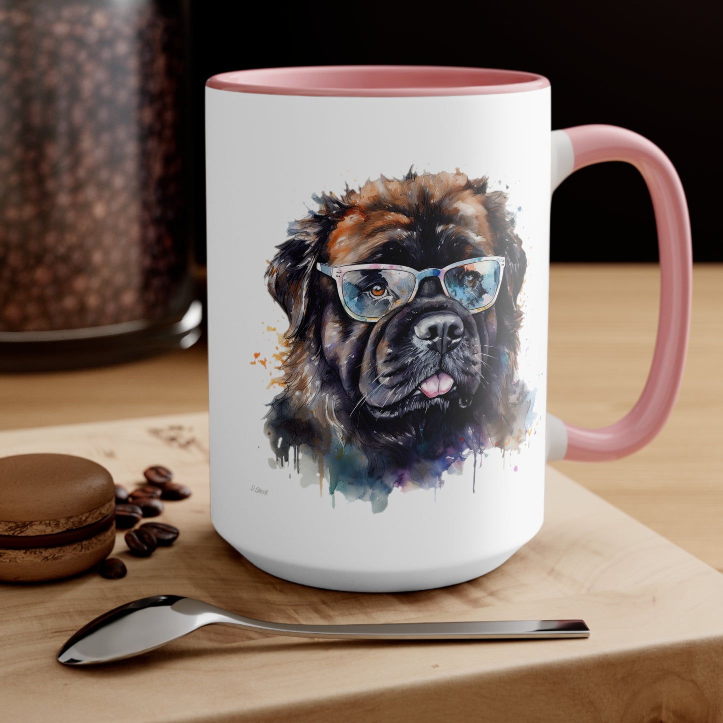 Newfoundland Dog 5 Accent Mugs