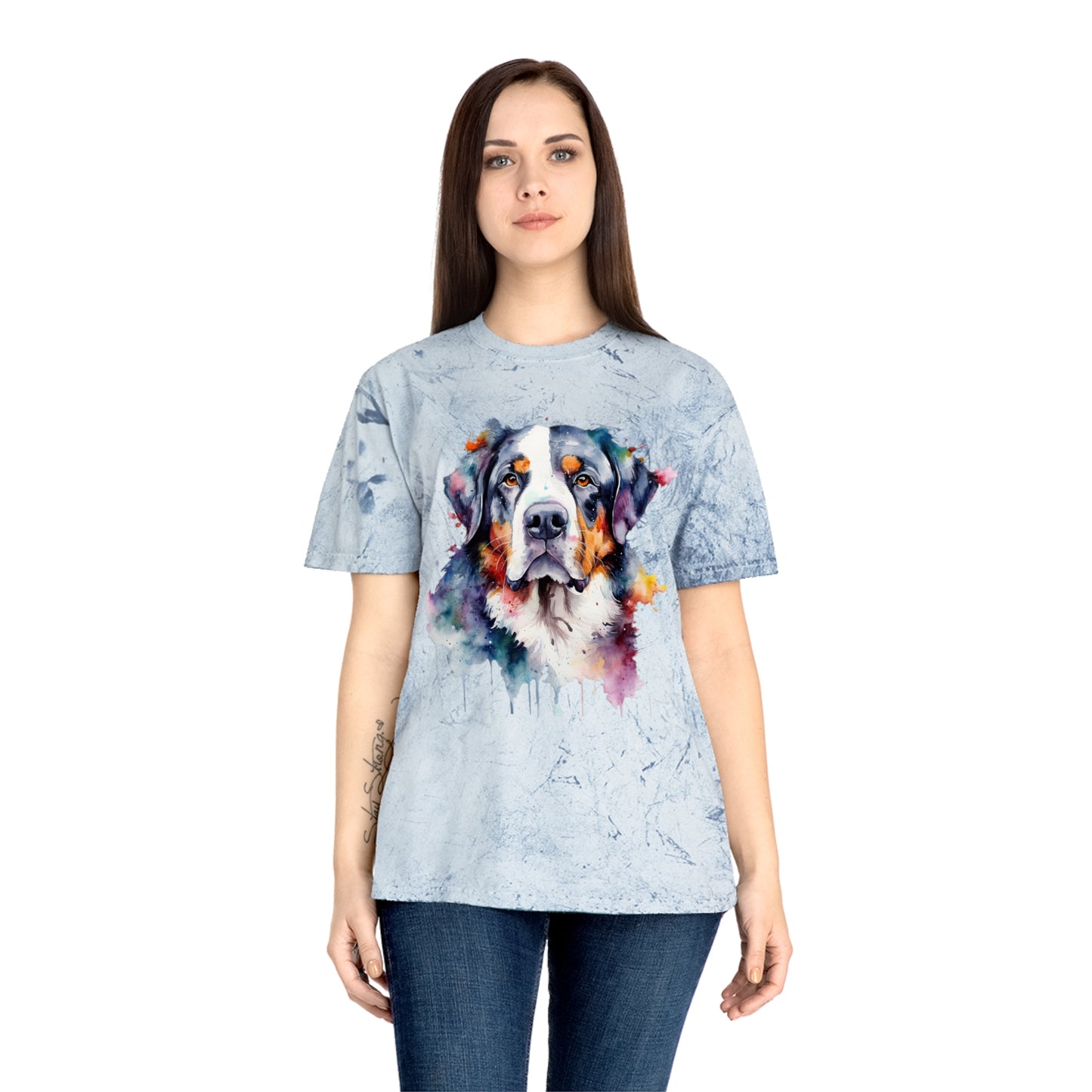 Greater Swiss Mountain Dog 3 Unisex Color Blast T-Shirt