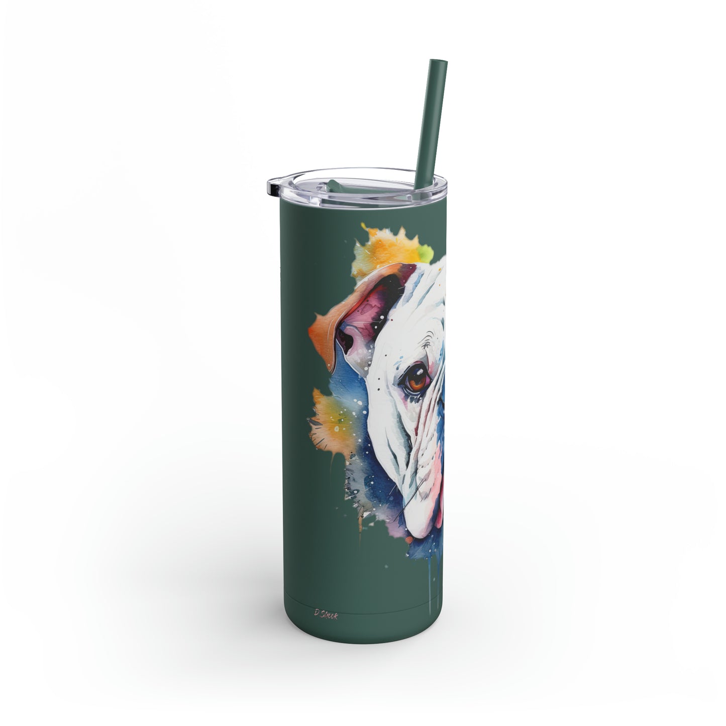 Bulldog 4 Maars Maker Skinny Matte Tumbler, 20oz