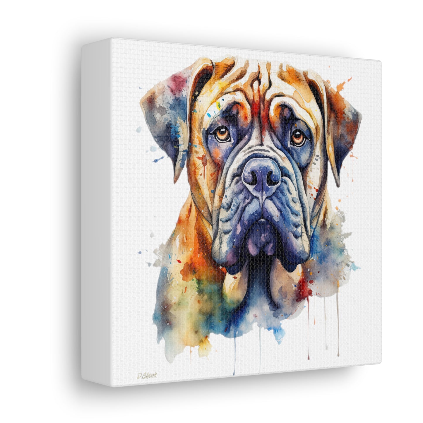 Bullmastiff 3 Canvas Gallery Wraps