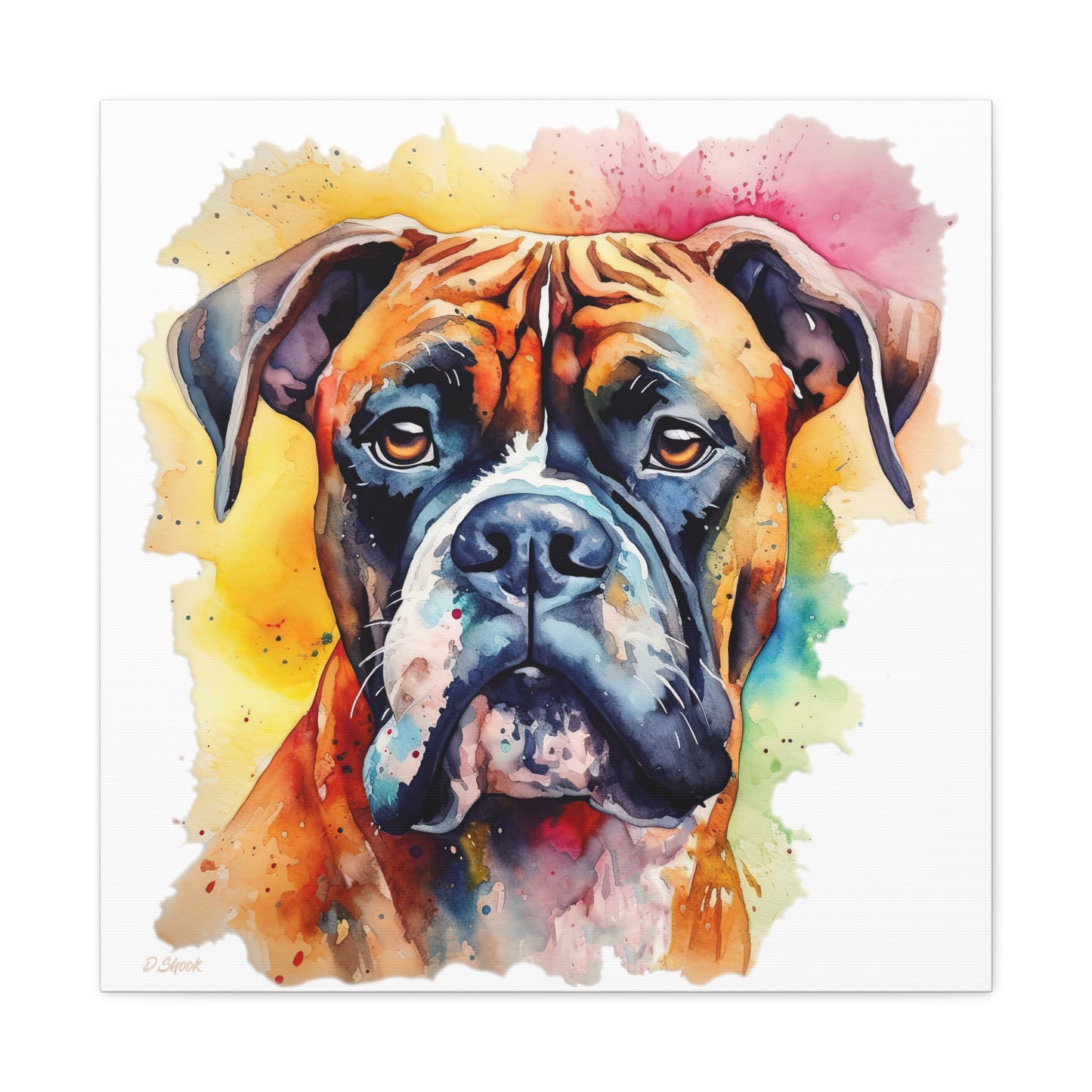 Boxer 1 Canvas Gallery Wraps