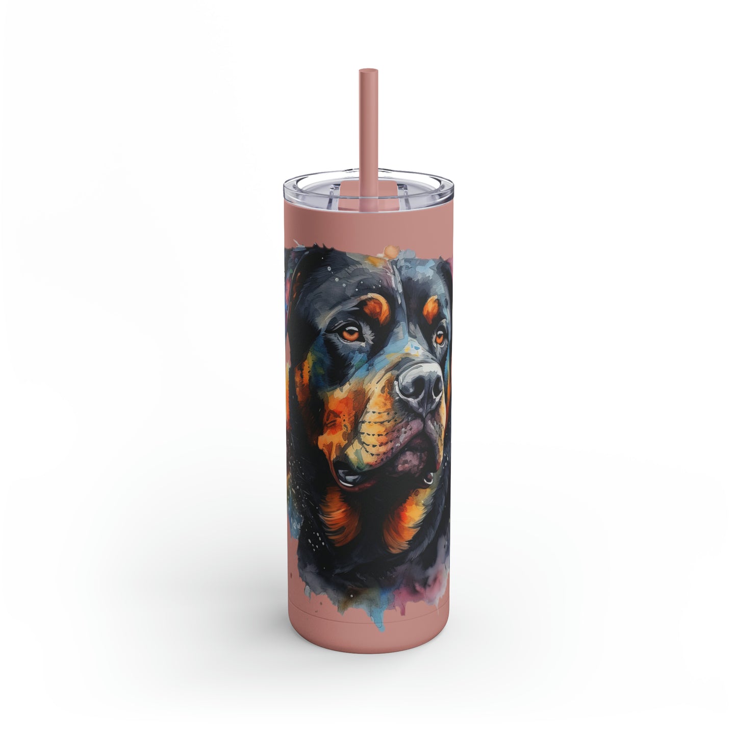 Rottweiler 3 Maars Maker Skinny Matte Tumbler, 20oz