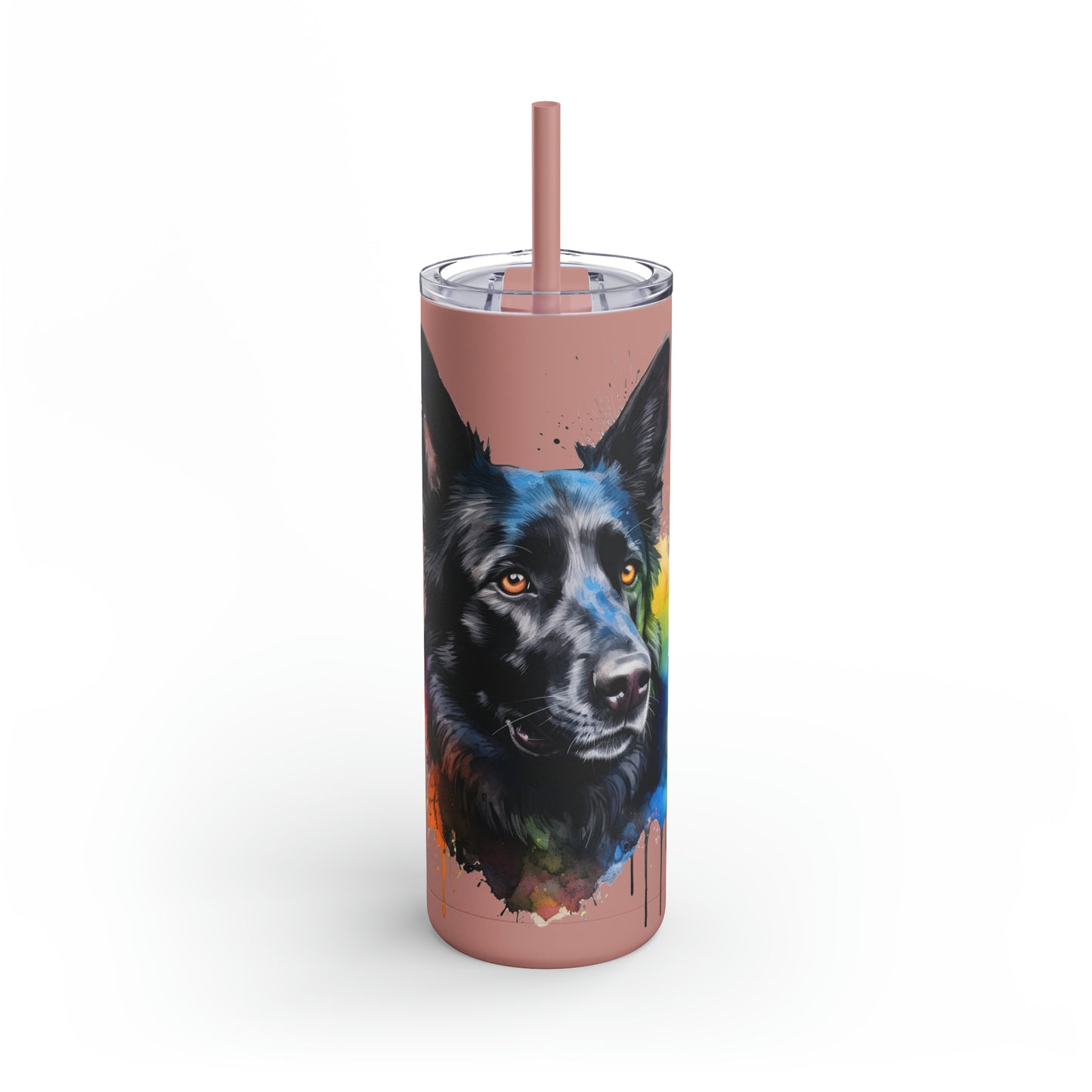 German Sheppard 22 Maars Maker Skinny Matte Tumbler, 20oz