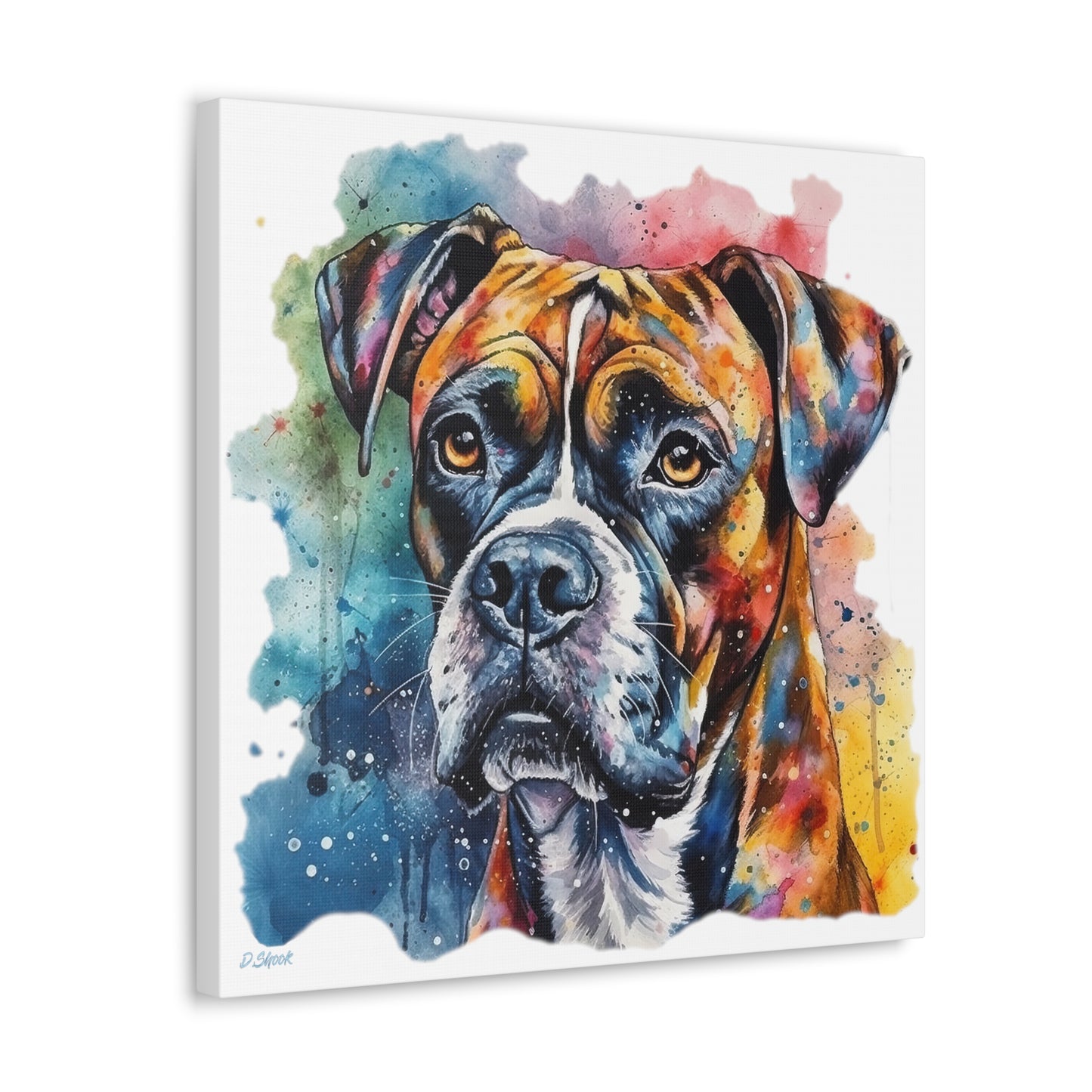 Boxer 3 Canvas Gallery Wraps